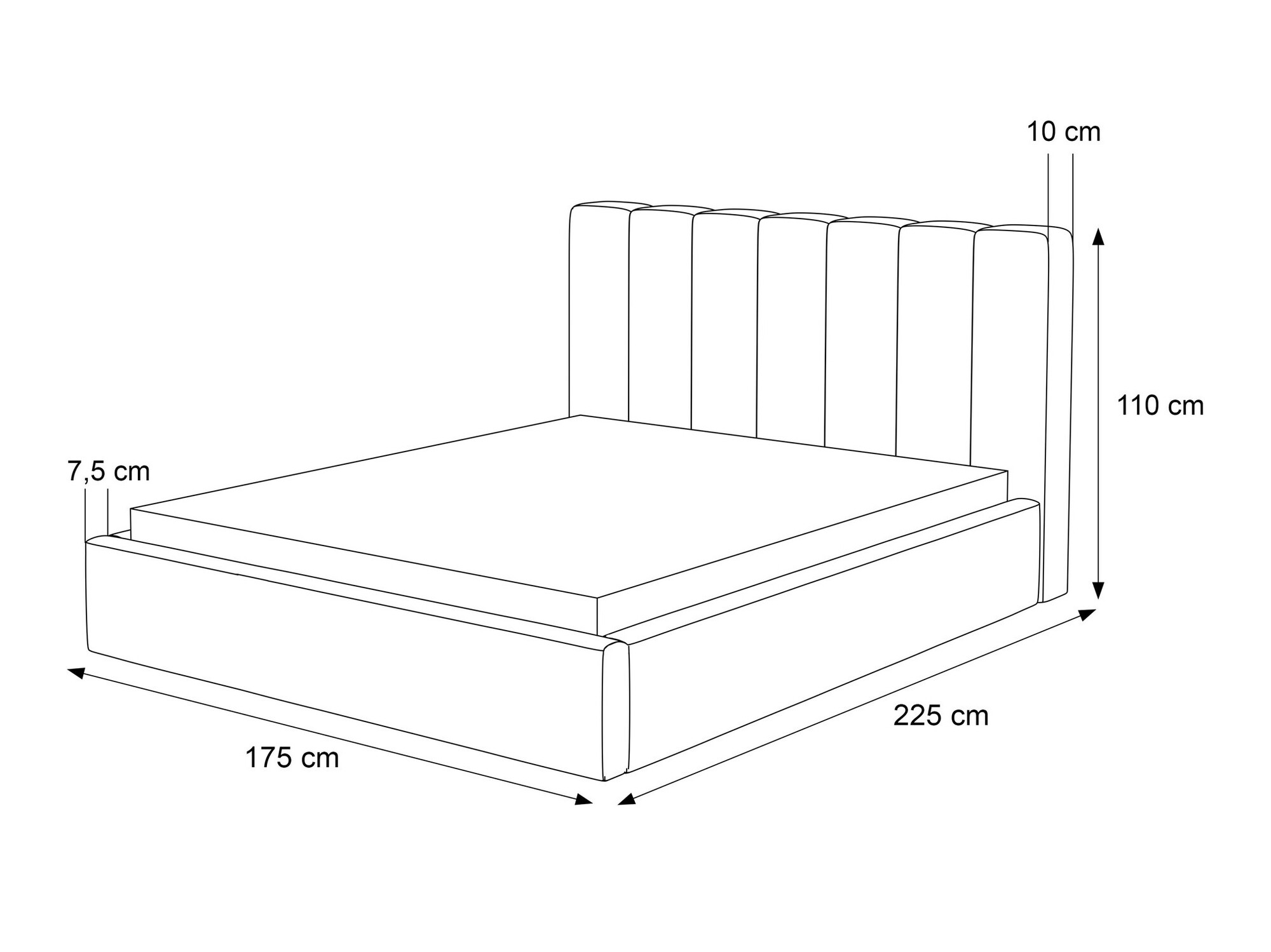 Bed Martinez 112 (Magic Velvet 2219)