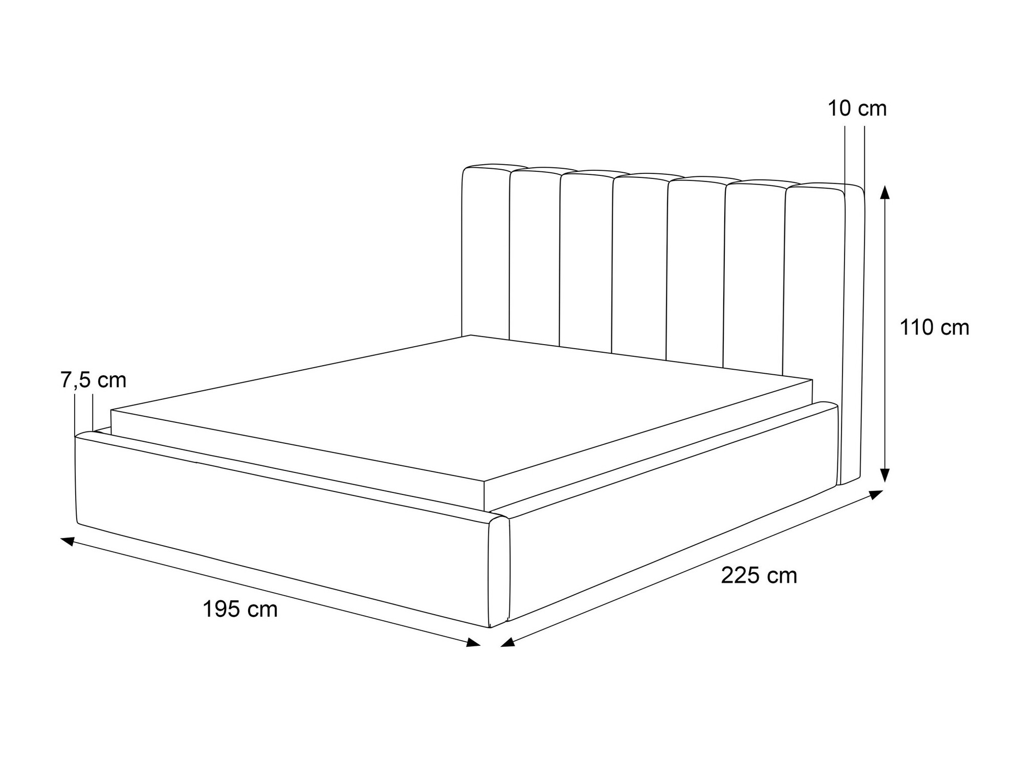 Bed Martinez 112 (Magic Velvet 2219)