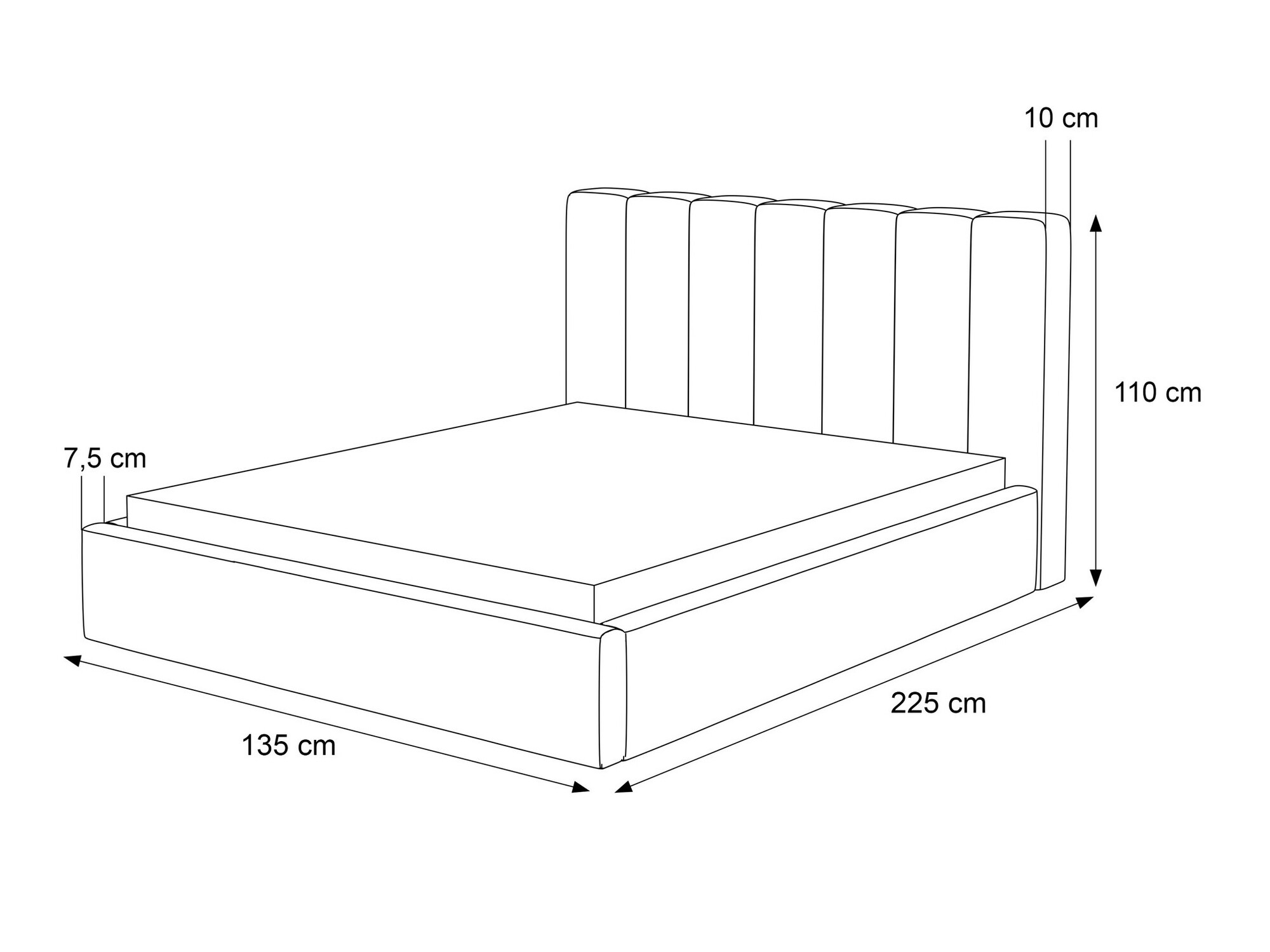 Bed Martinez 112 (Magic Velvet 2256)
