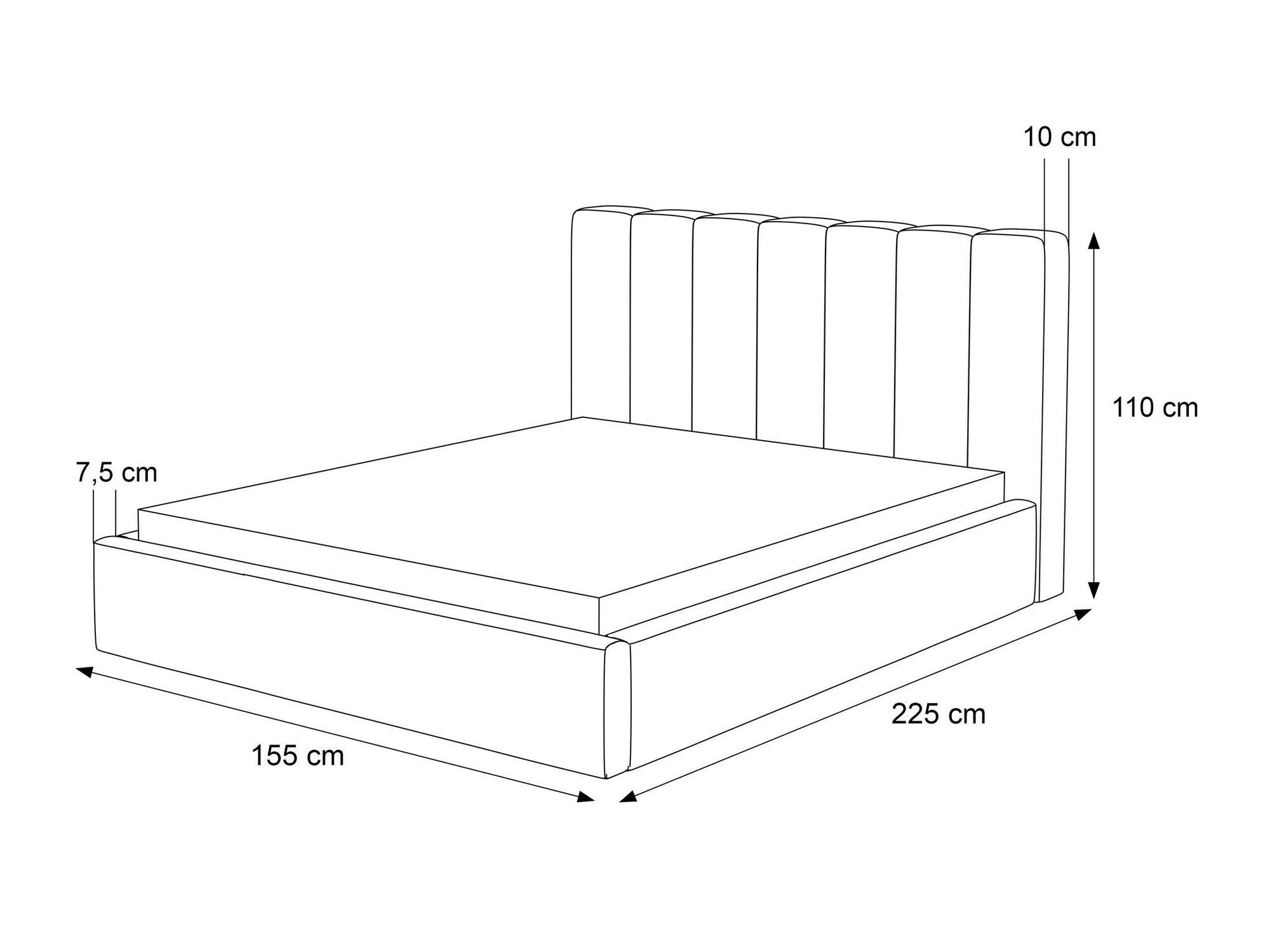 Bed Martinez 112 (Magic Velvet 2256)