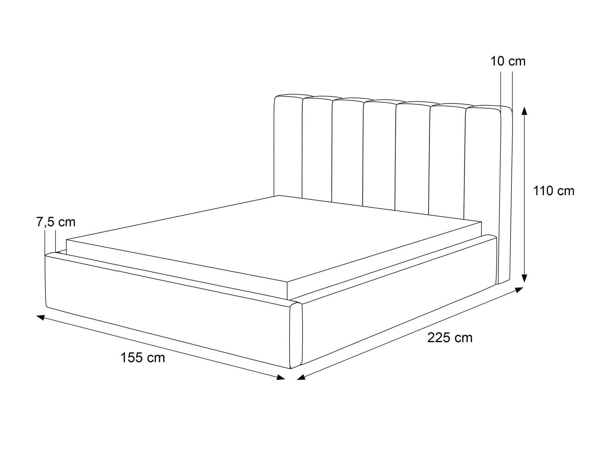 Bed Martinez 112 (Magic Velvet 2256)