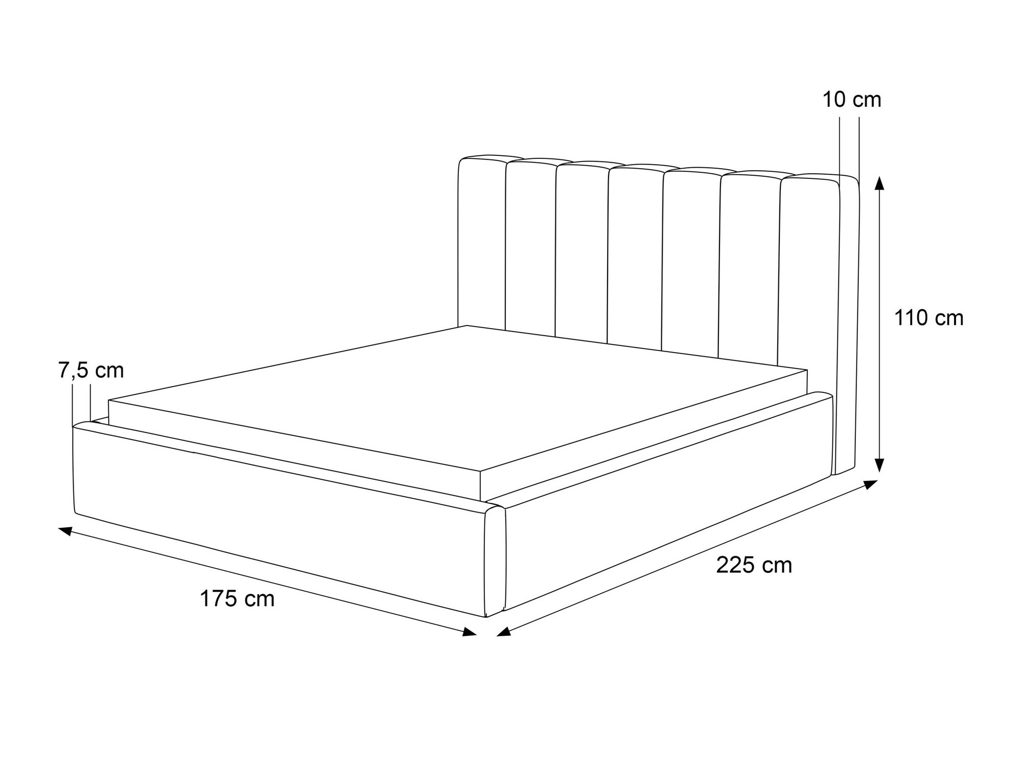 Bed Martinez 112 (Magic Velvet 2256)