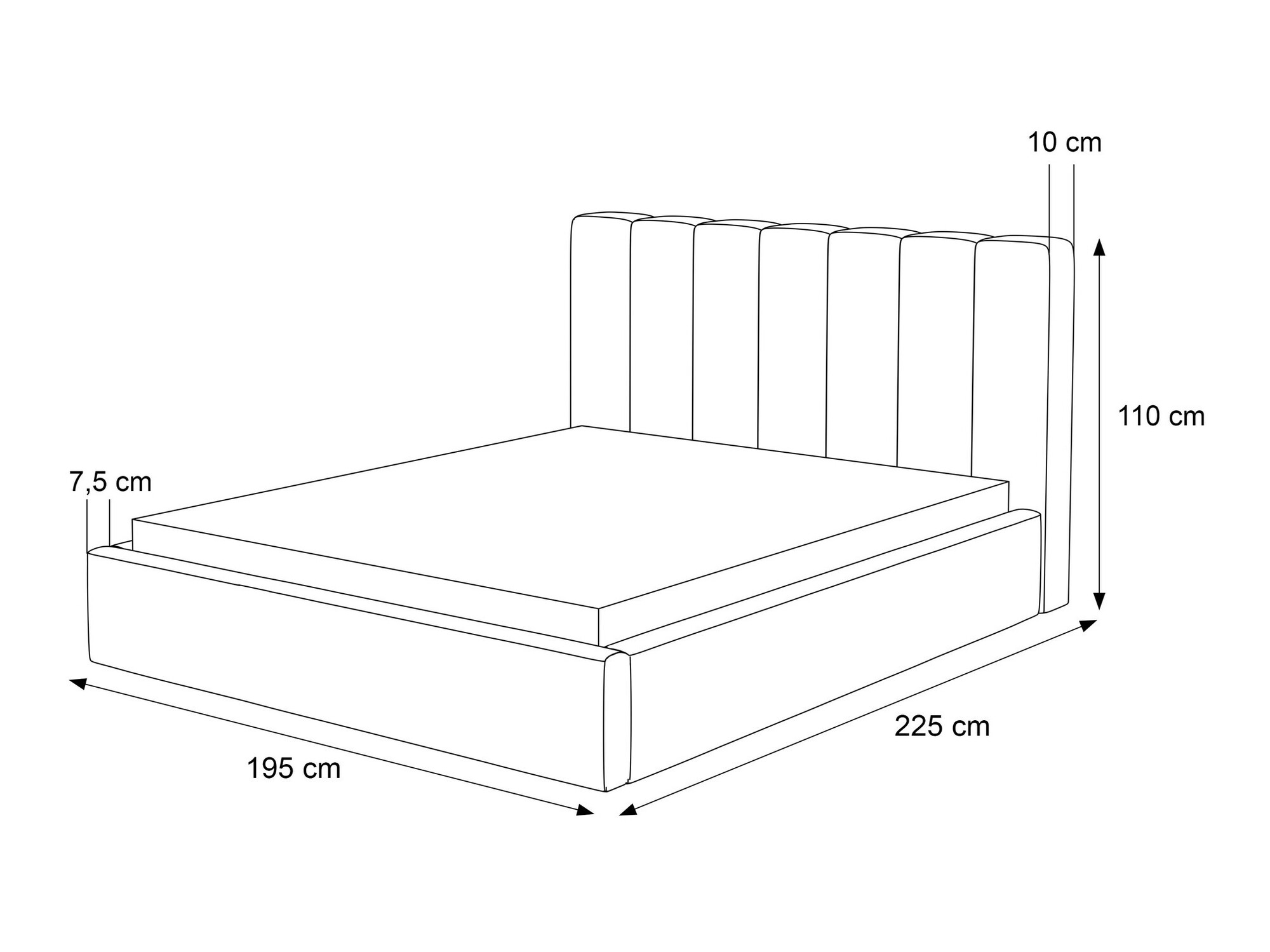 Bed Martinez 112 (Magic Velvet 2256)