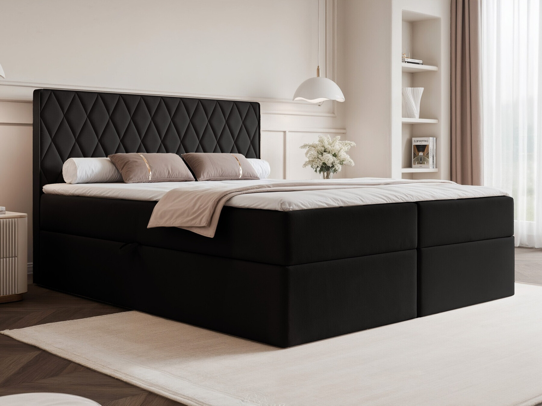 Continental bed Martinez 114 (Magic Velvet 2219)