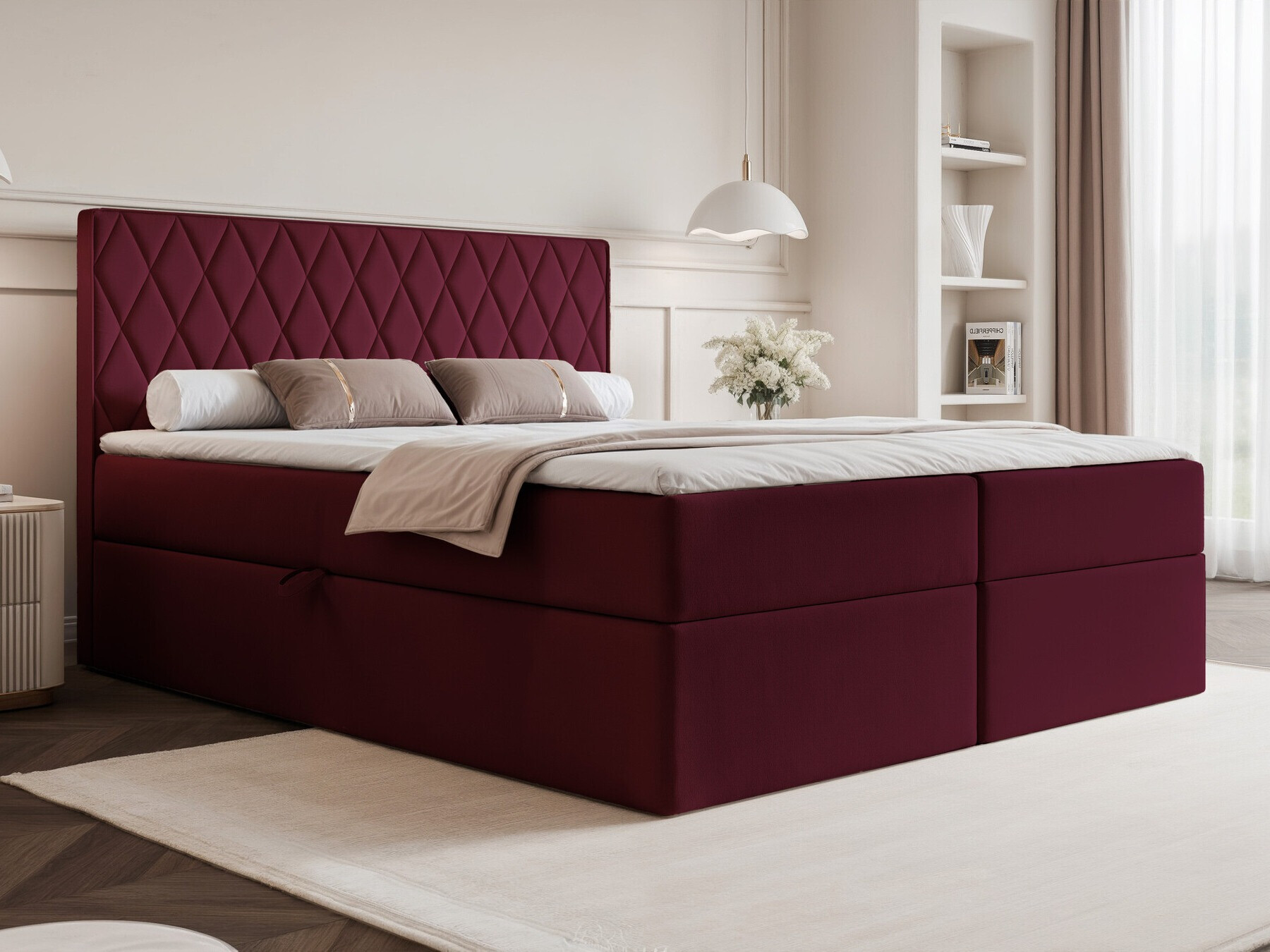 Continental bed Martinez 114 (Magic Velvet 2229)