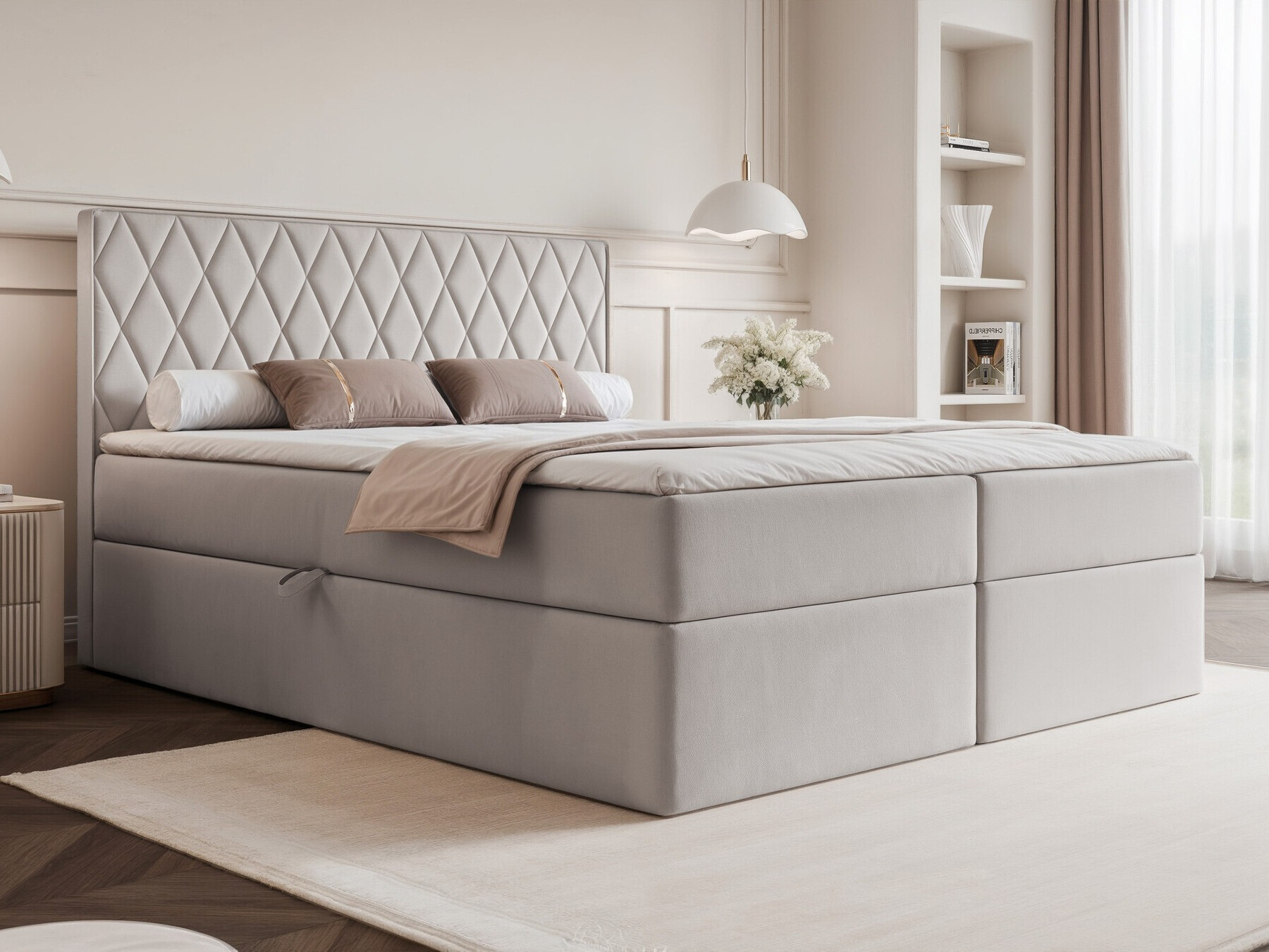 Continental bed Martinez 114 (Magic Velvet 2240)