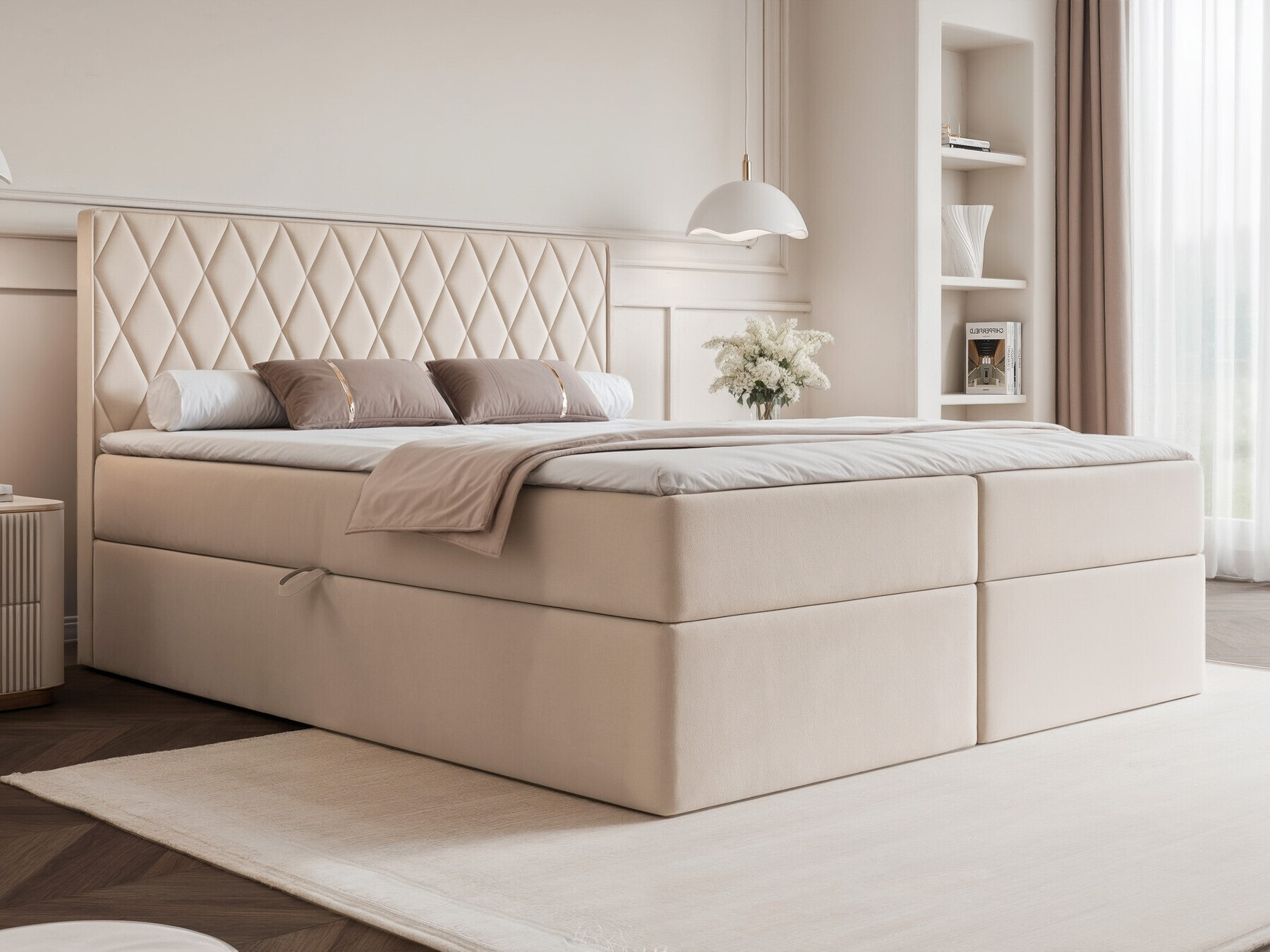 Continental bed Martinez 114 (Magic Velvet 2256)