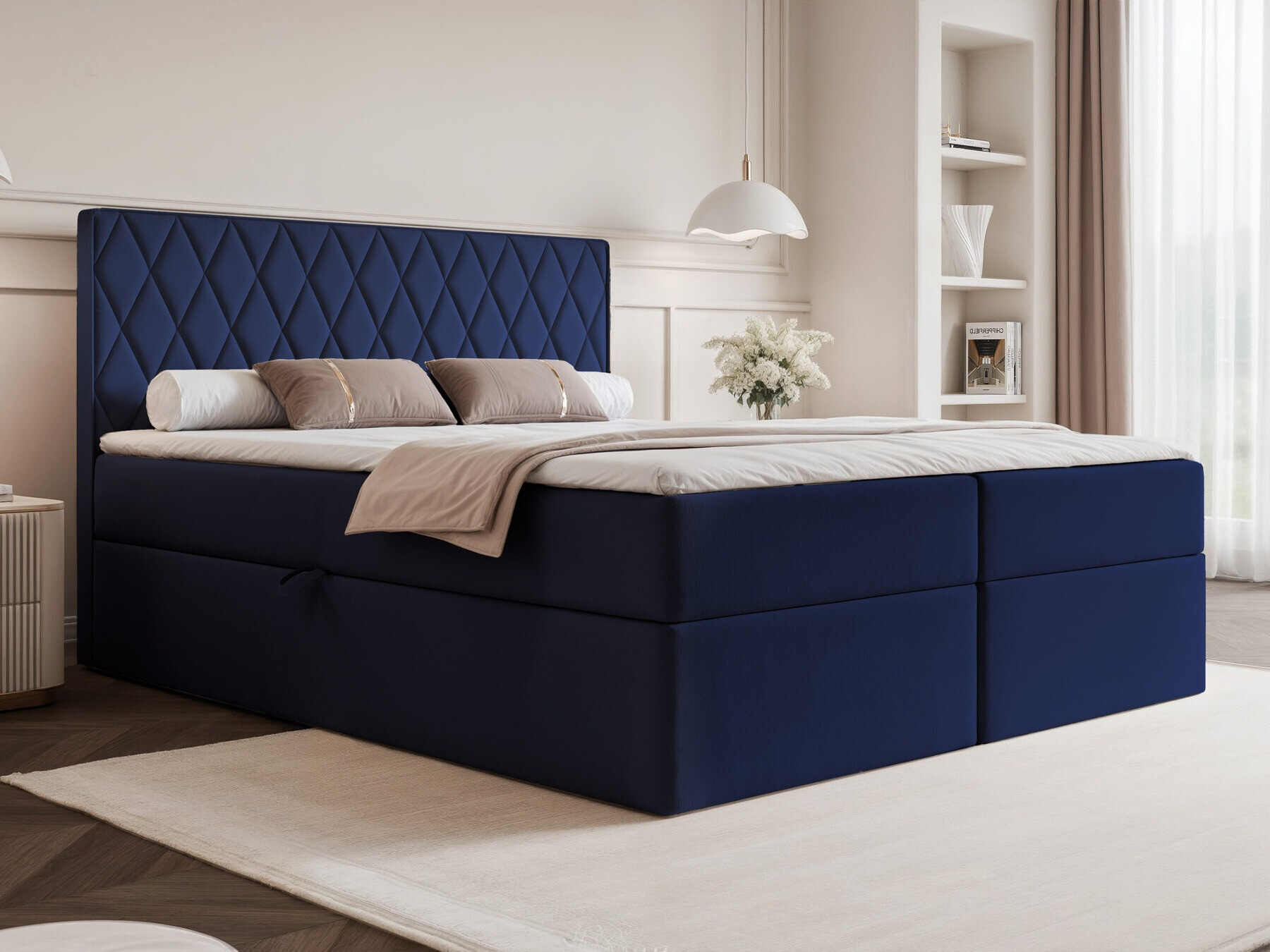 Continental bed Martinez 114 (Magic Velvet 2216)