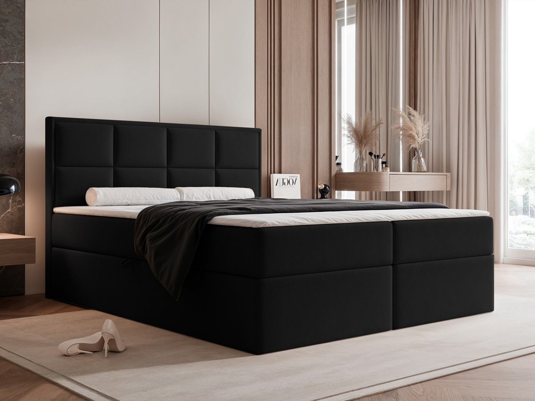Continental bed Martinez 115 (Magic Velvet 2219)