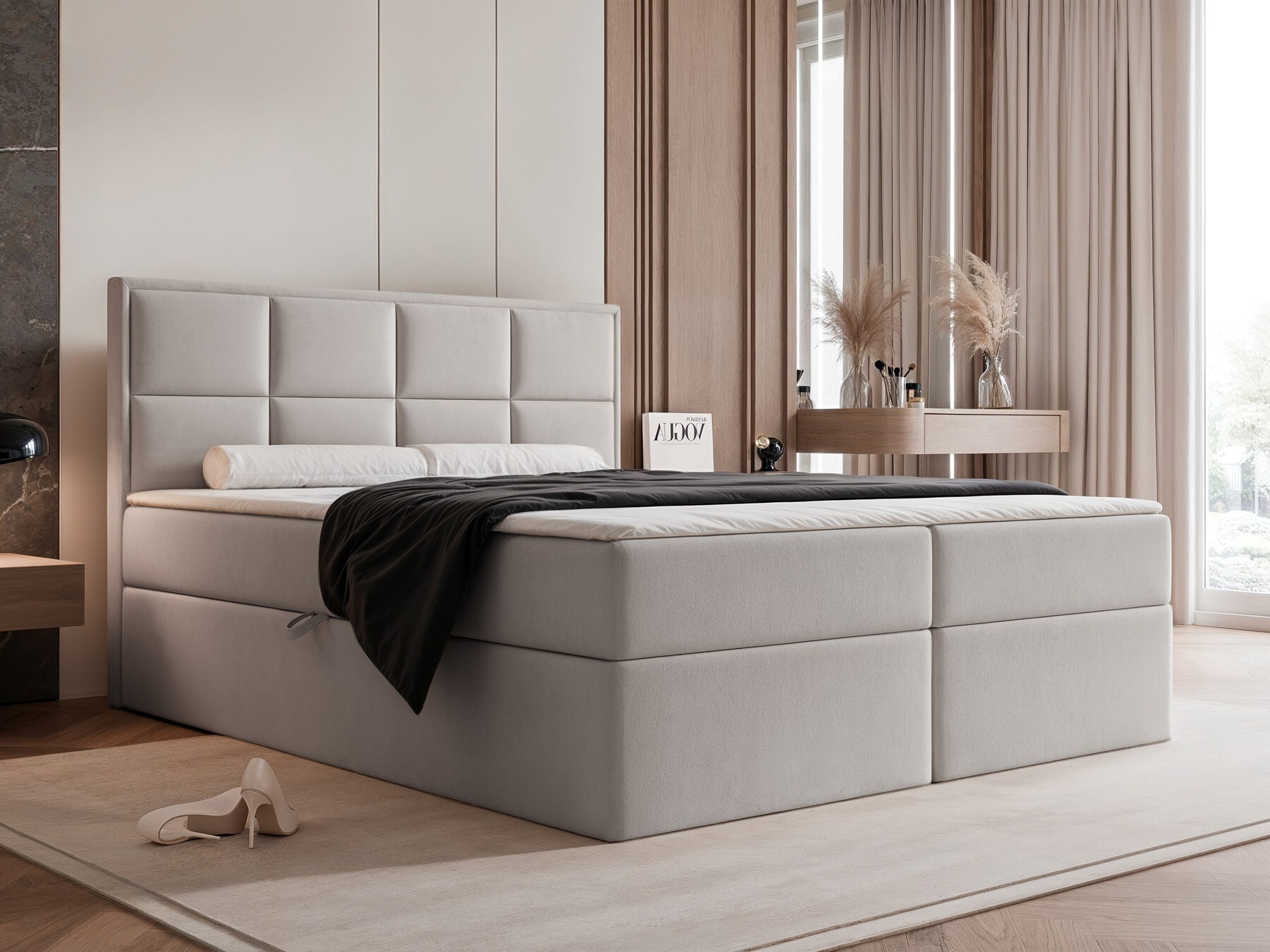 Continental bed Martinez 115 (Magic Velvet 2240)