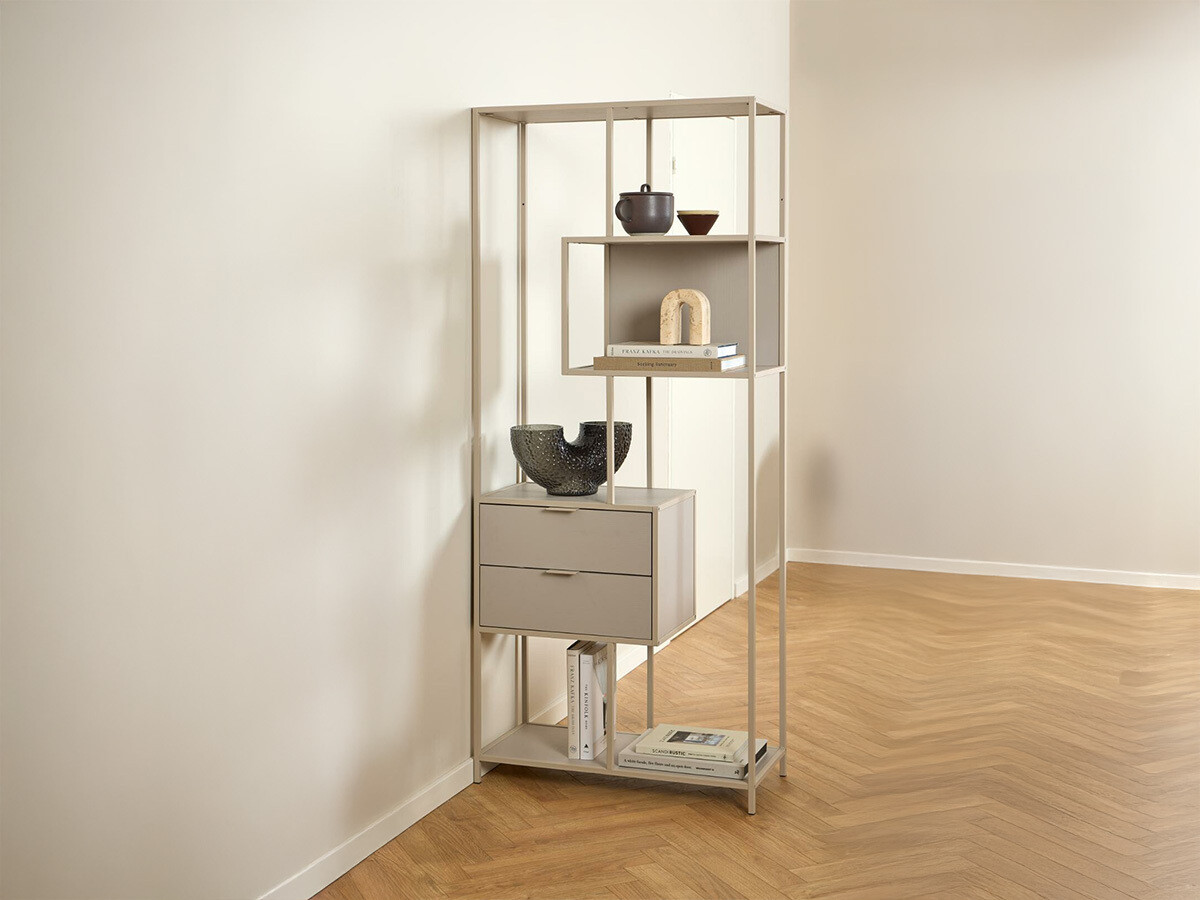 Bookcase Norsica Sevferi 182 (Grey)