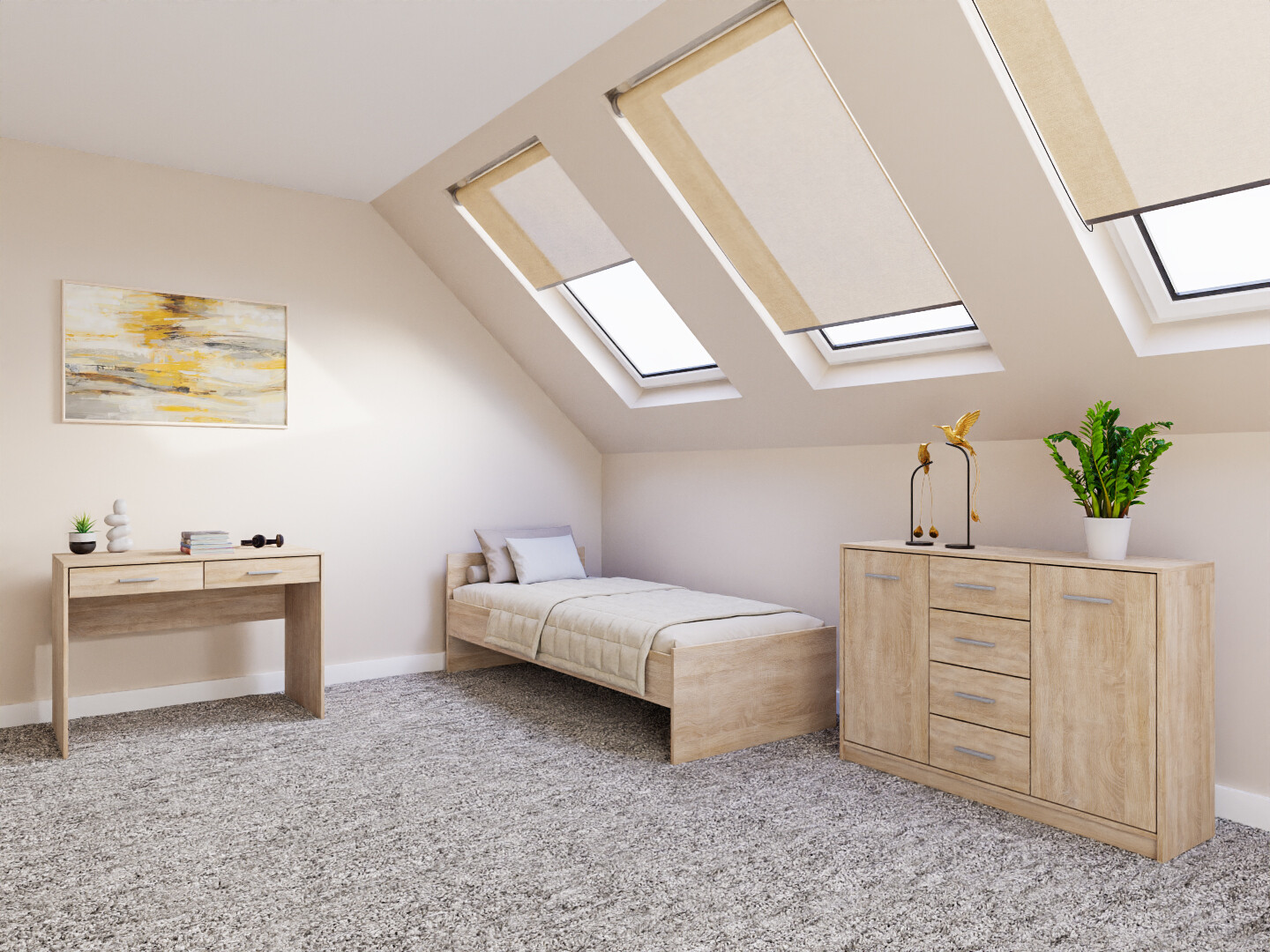Bedroom set Novsore 149 (Sonoma oak)