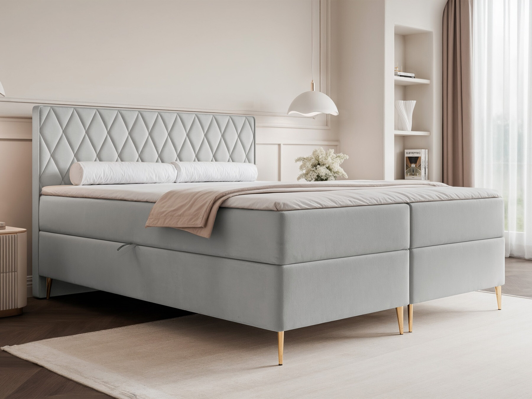 Continental bed Martinez 110 (Magic Velvet 2240)