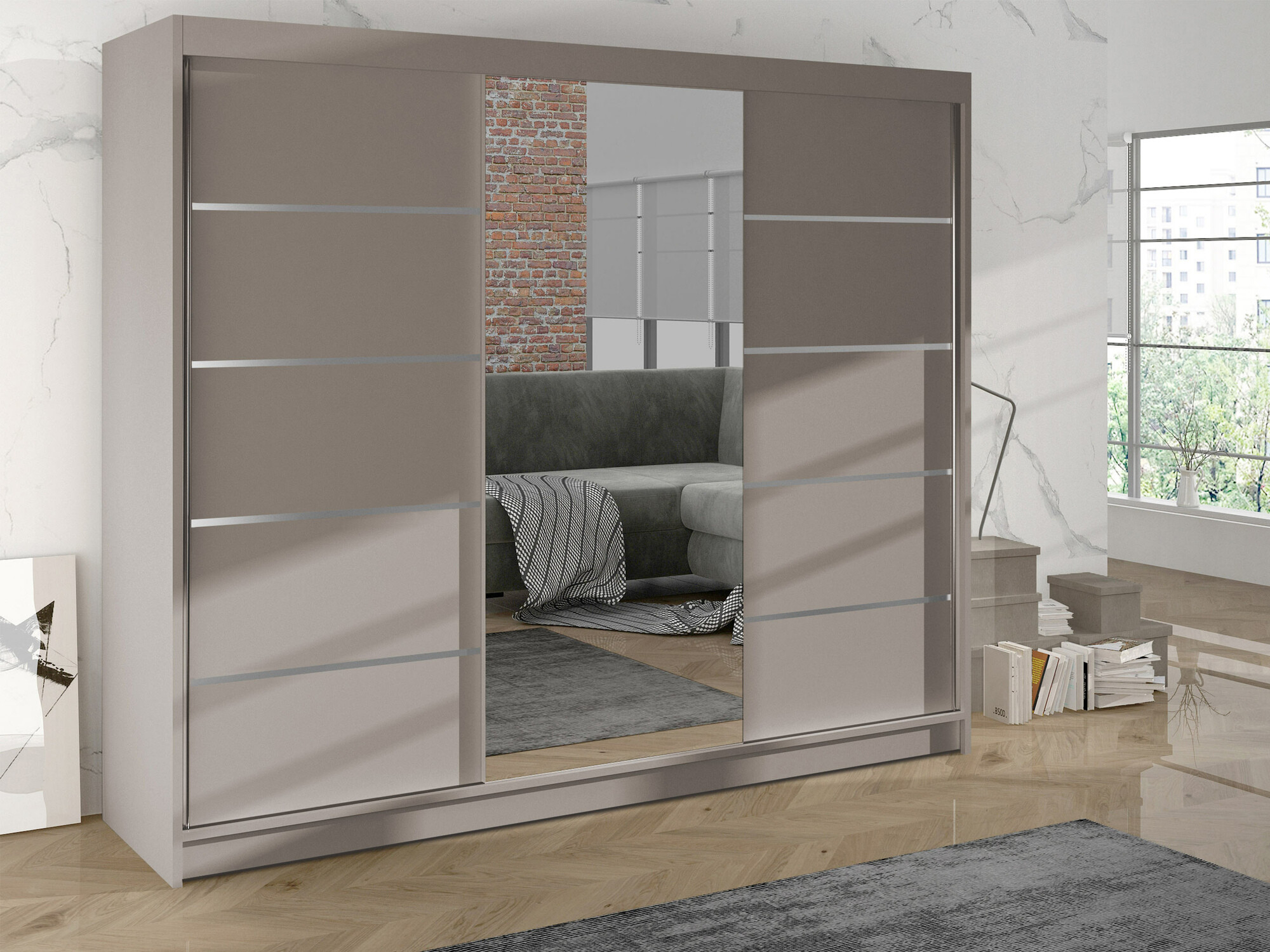 Wardrobe Closico Durion IV (Cashmere)