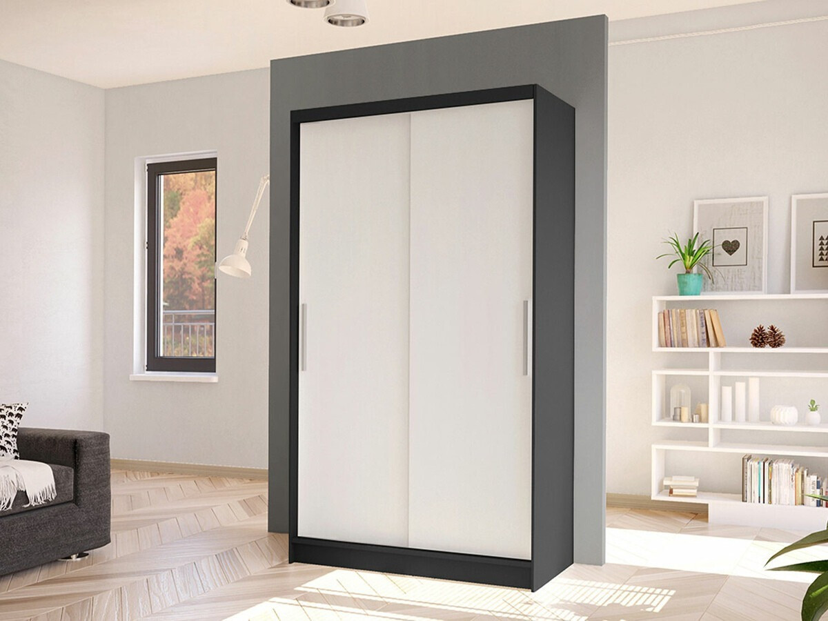 Wardrobe Closico Structor I (Black + White)