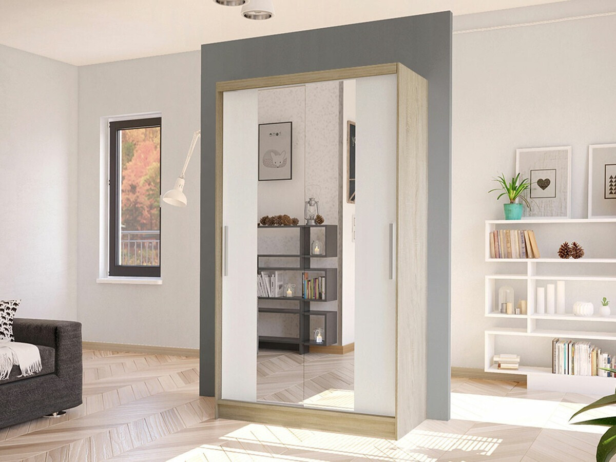 Wardrobe Closico Structor II (Sonoma oak + White)