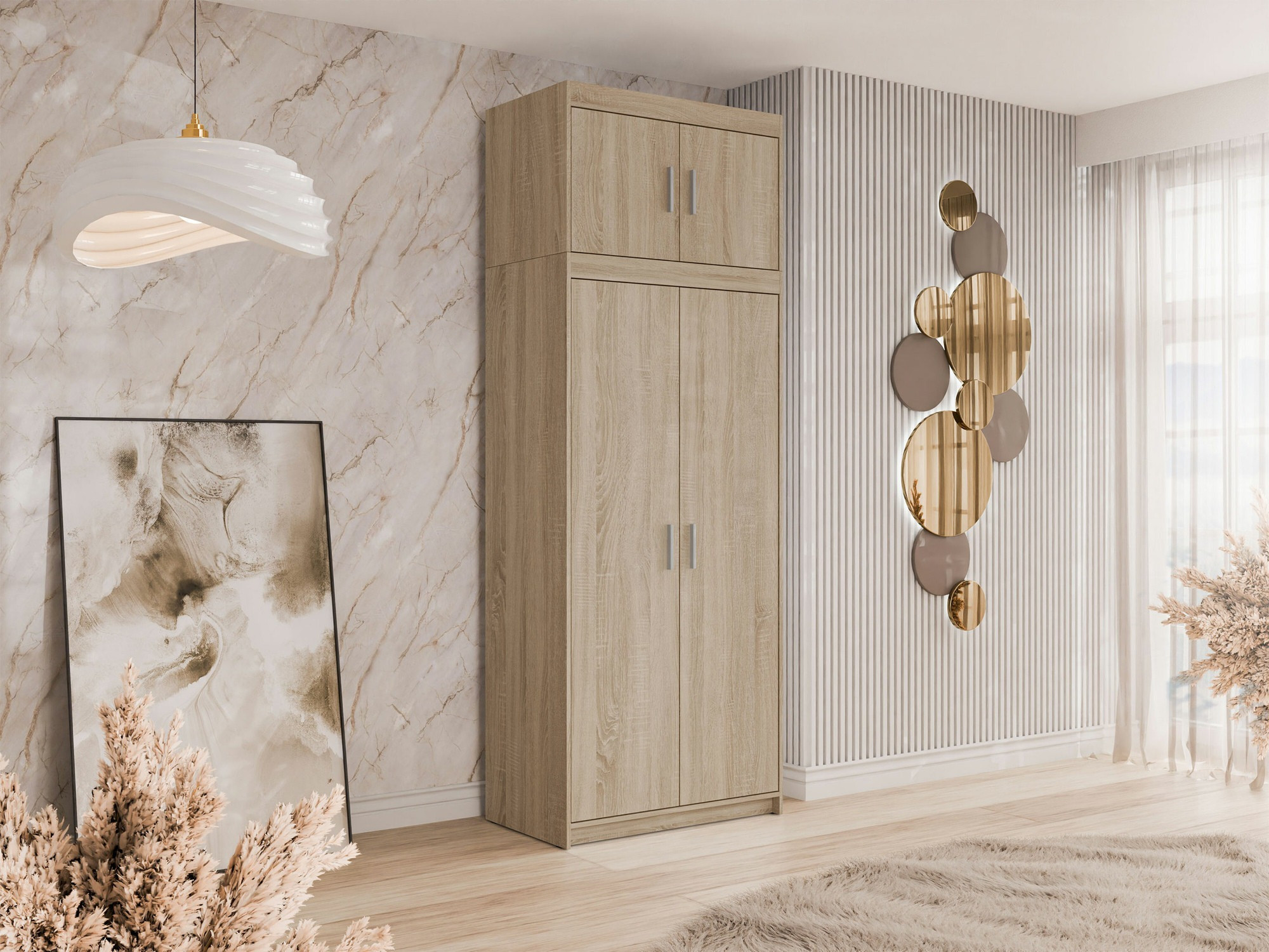 Wardrobe Novduni 103 (Sonoma oak)