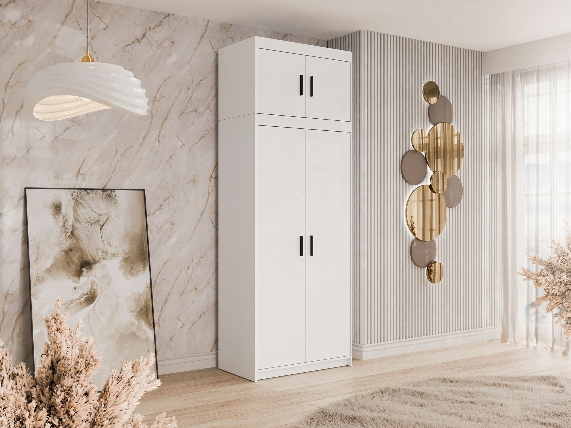 Wardrobe Novduni 103 (White)