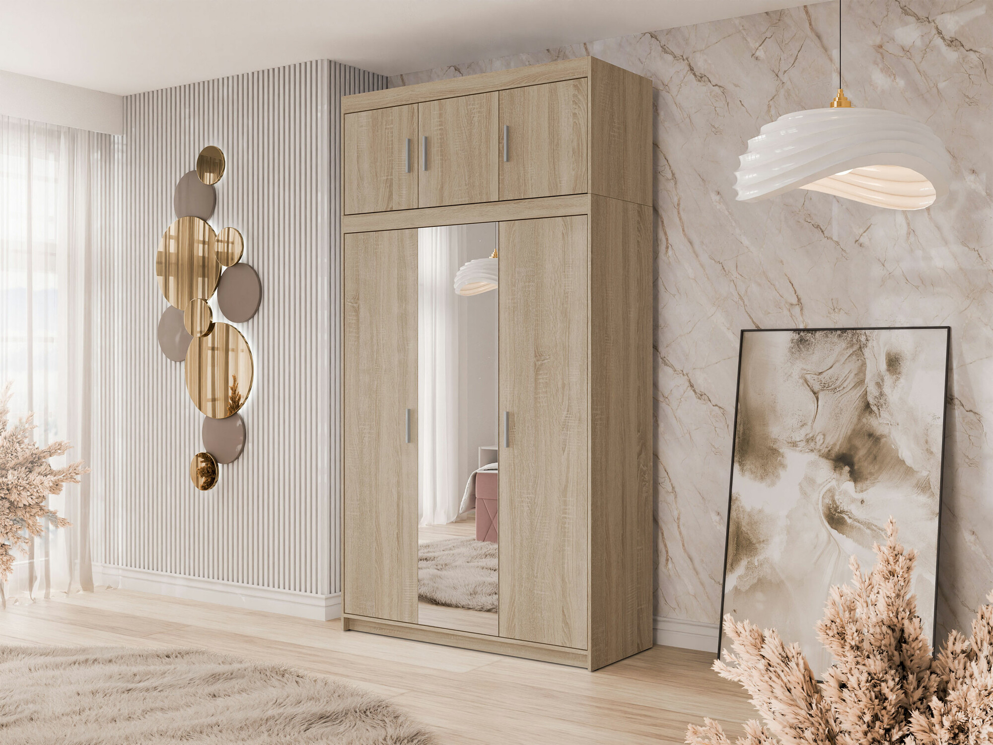 Wardrobe Novduni 105 (Sonoma oak)