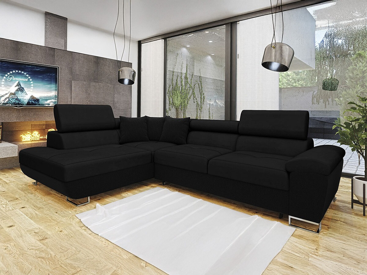 Corner sofa Comfivo Ruta II (Uttario Velvet 2980 + Muna 14)