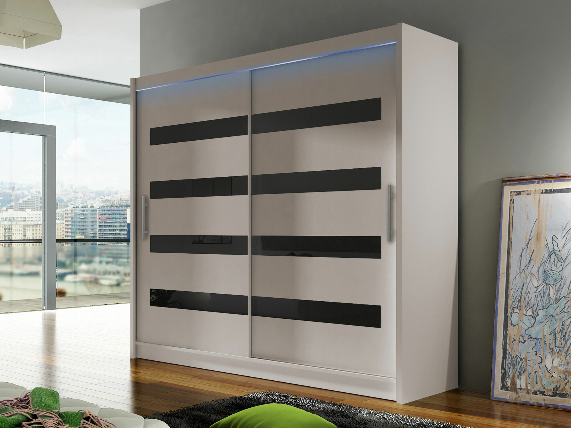 Wardrobe Closico Pallor XI (Cashmere + Black)
