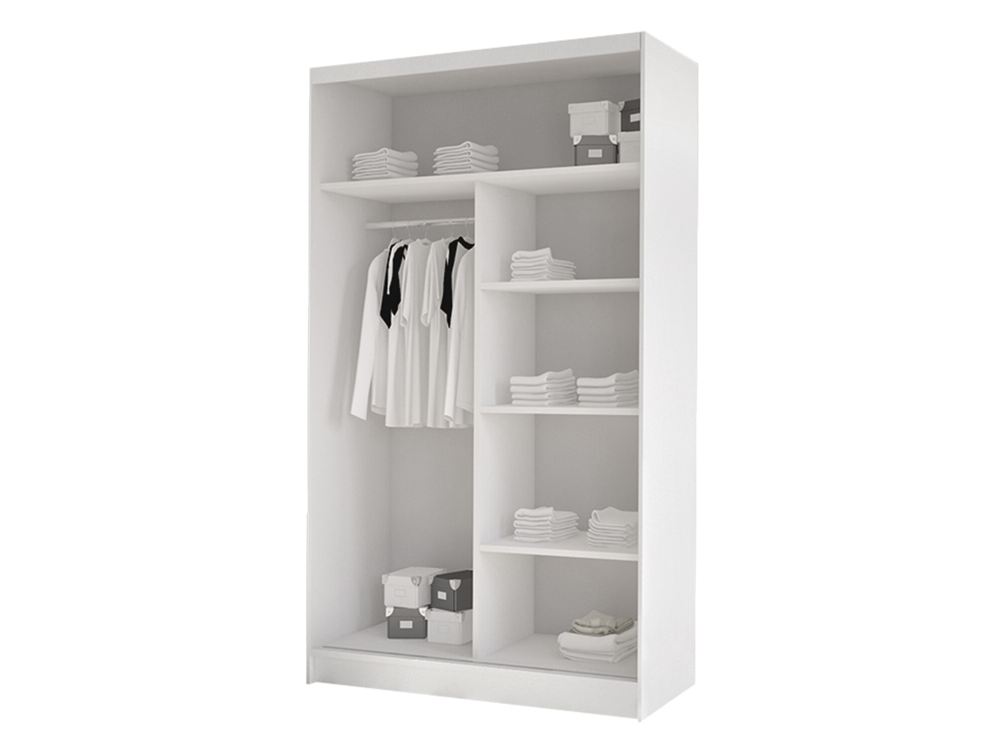 Wardrobe Closico Structor VII (White)