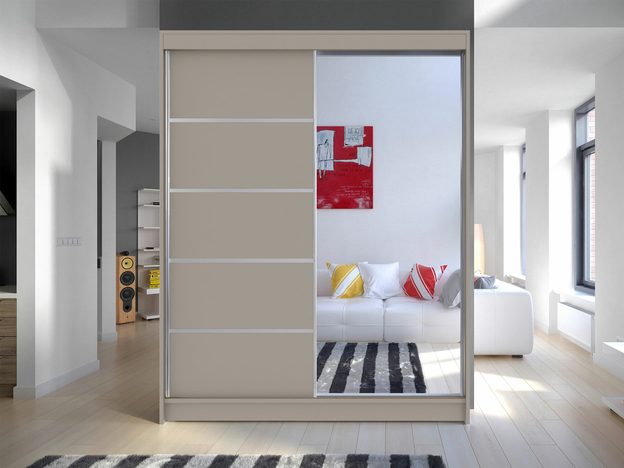 Wardrobe Closico Vastor III (Cashmere)