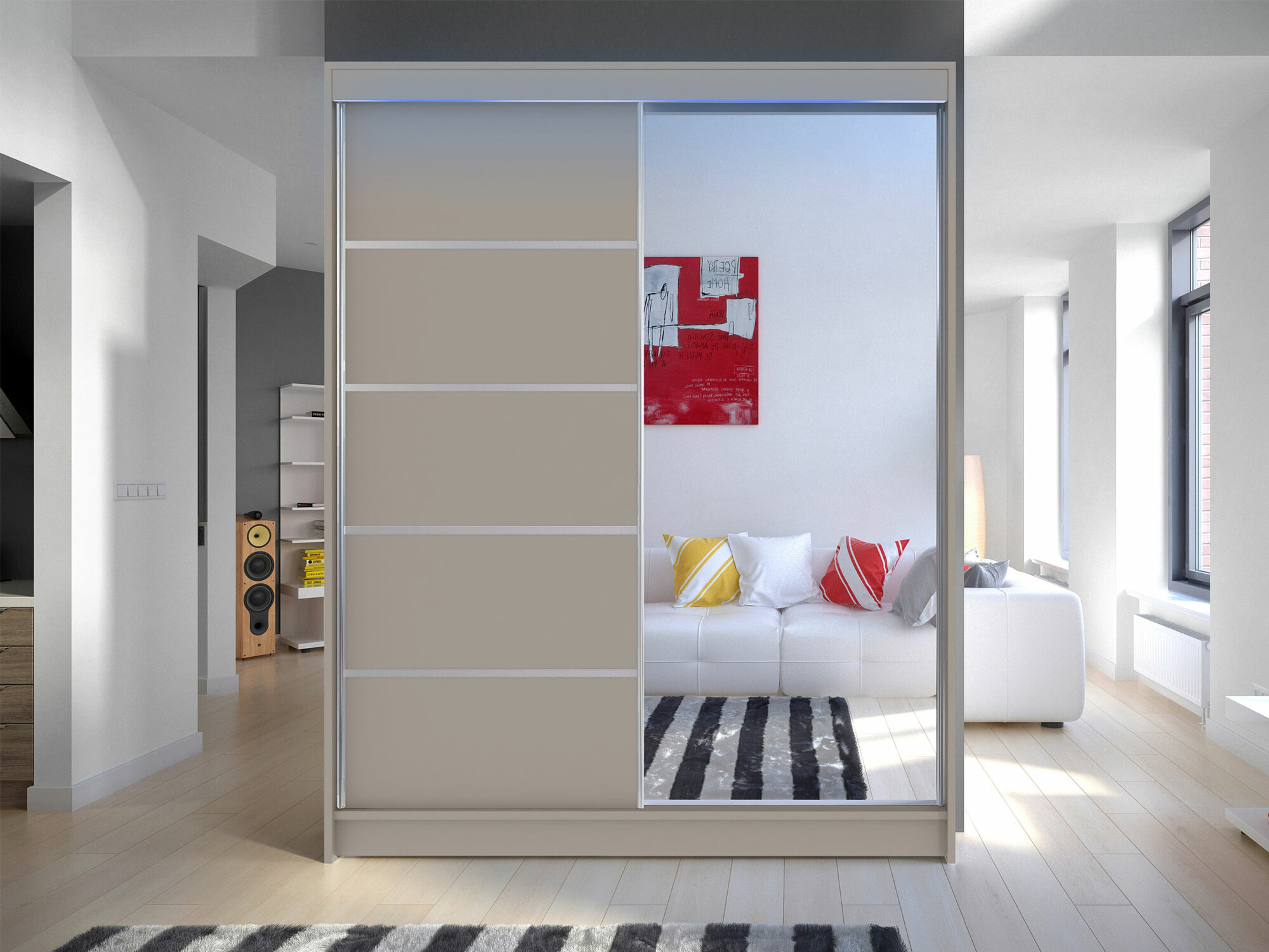 Wardrobe Closico Vastor III (Cashmere)