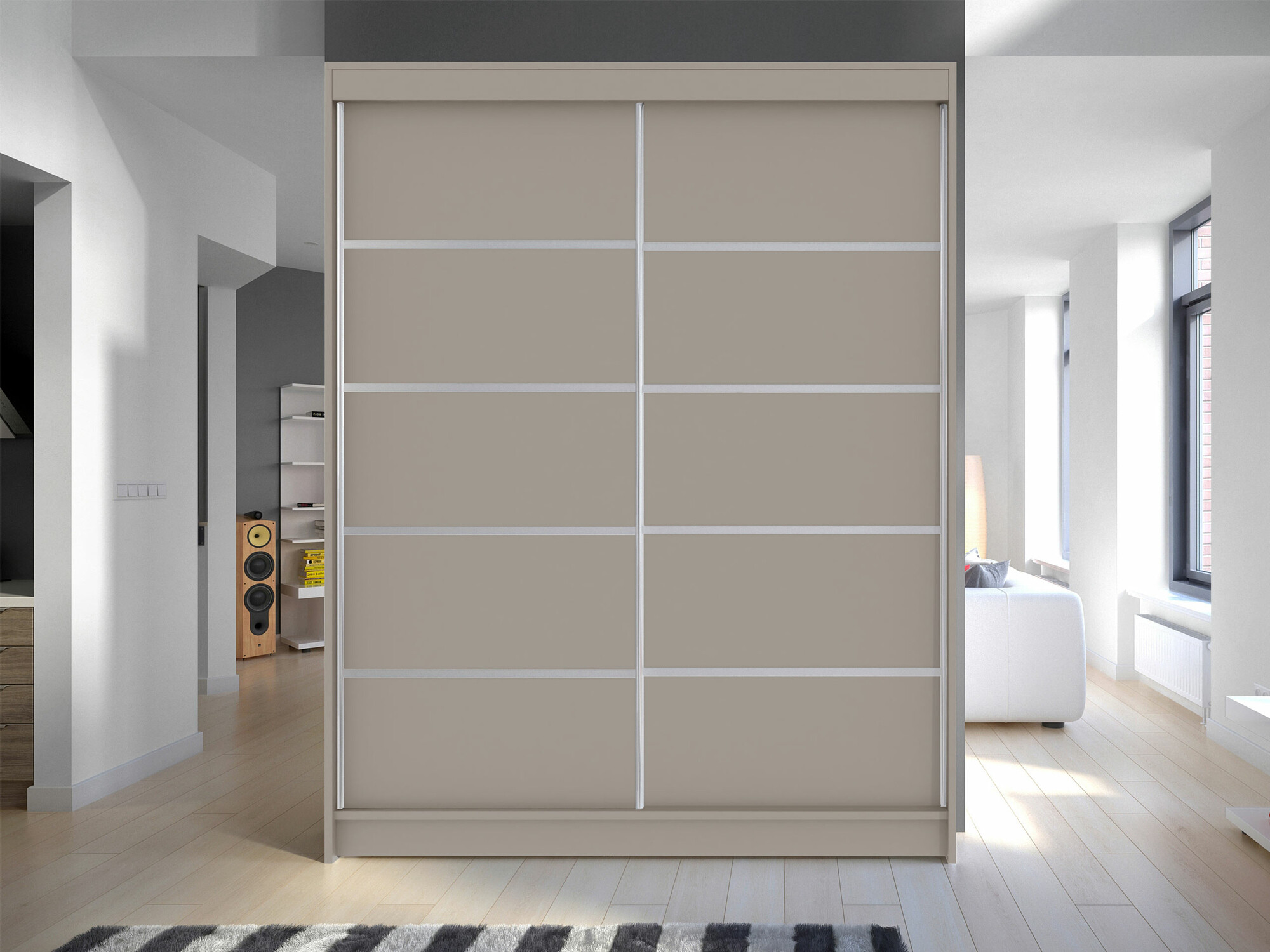 Wardrobe Closico Vastor IV (Cashmere)