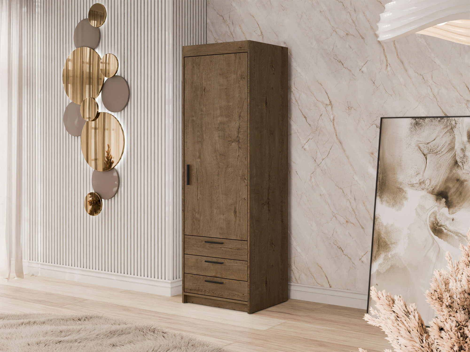 Bookcase Novduni 110 (Lefkas oak)