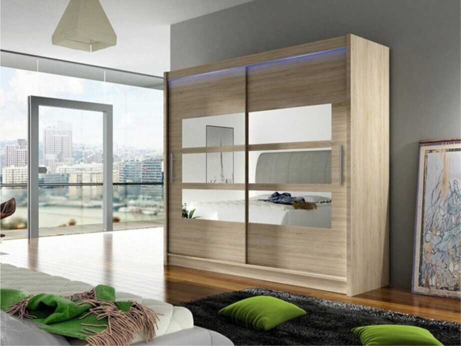 Wardrobe Closico Pallor III (Sonoma oak)