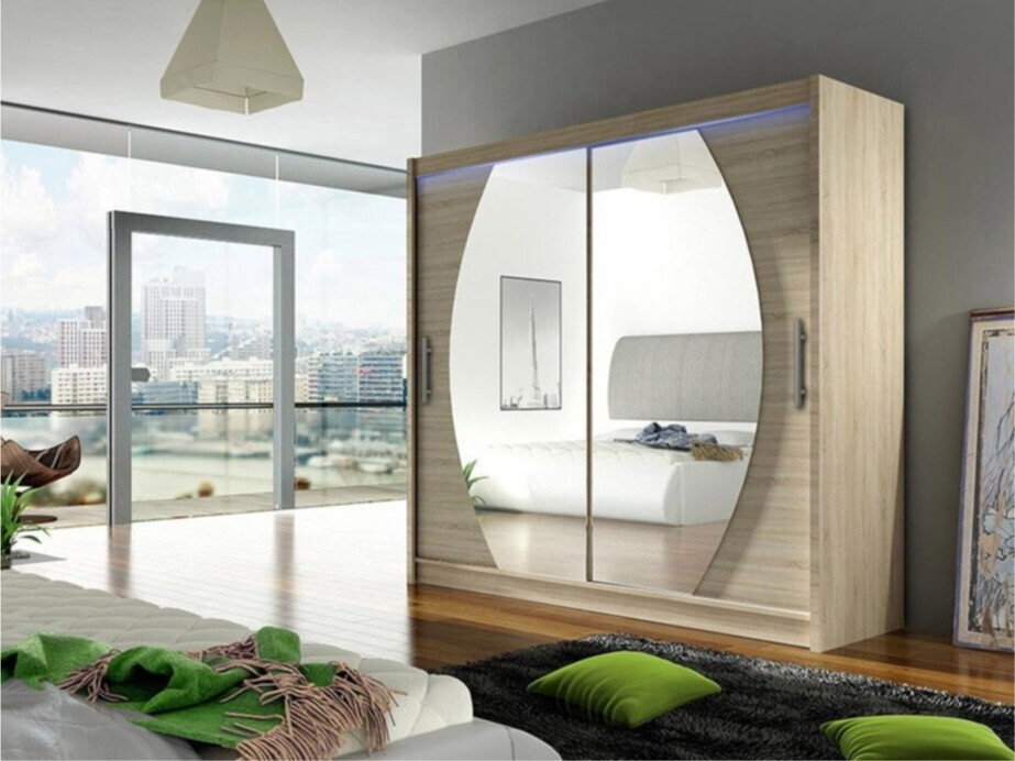 Wardrobe Closico Pallor IV (Sonoma oak)
