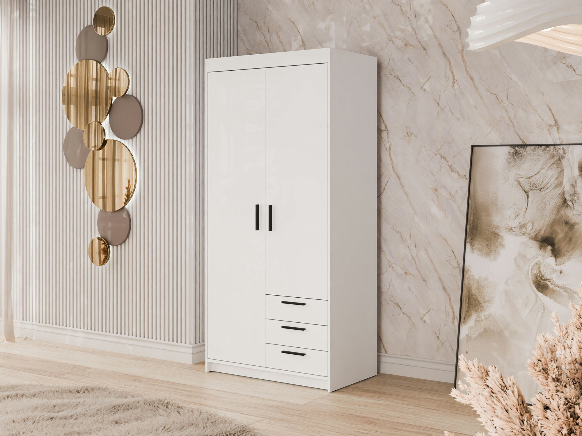 Wardrobe Novduni 112 (White)