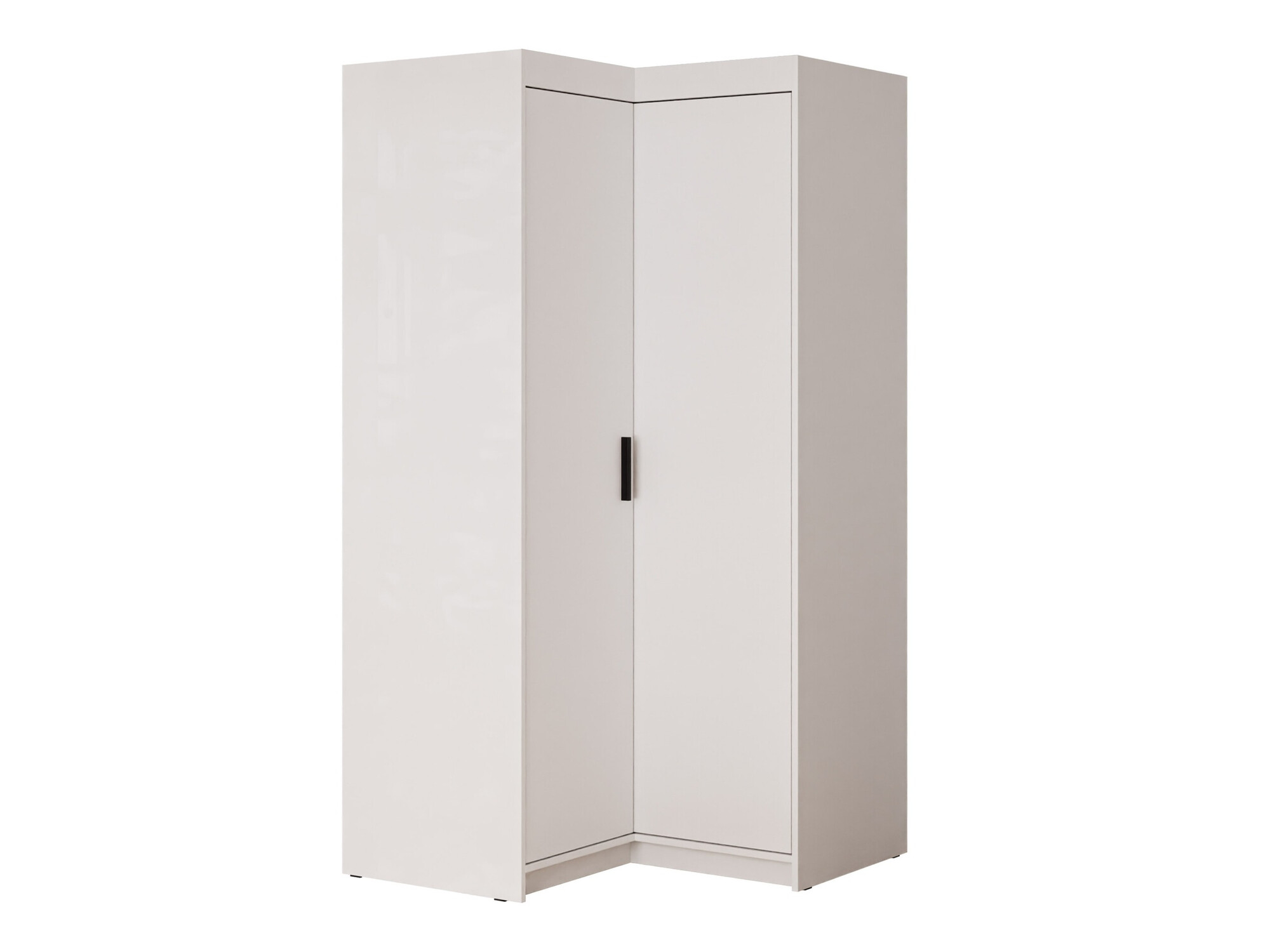 Corner wardrobe Novduni 116 (White)