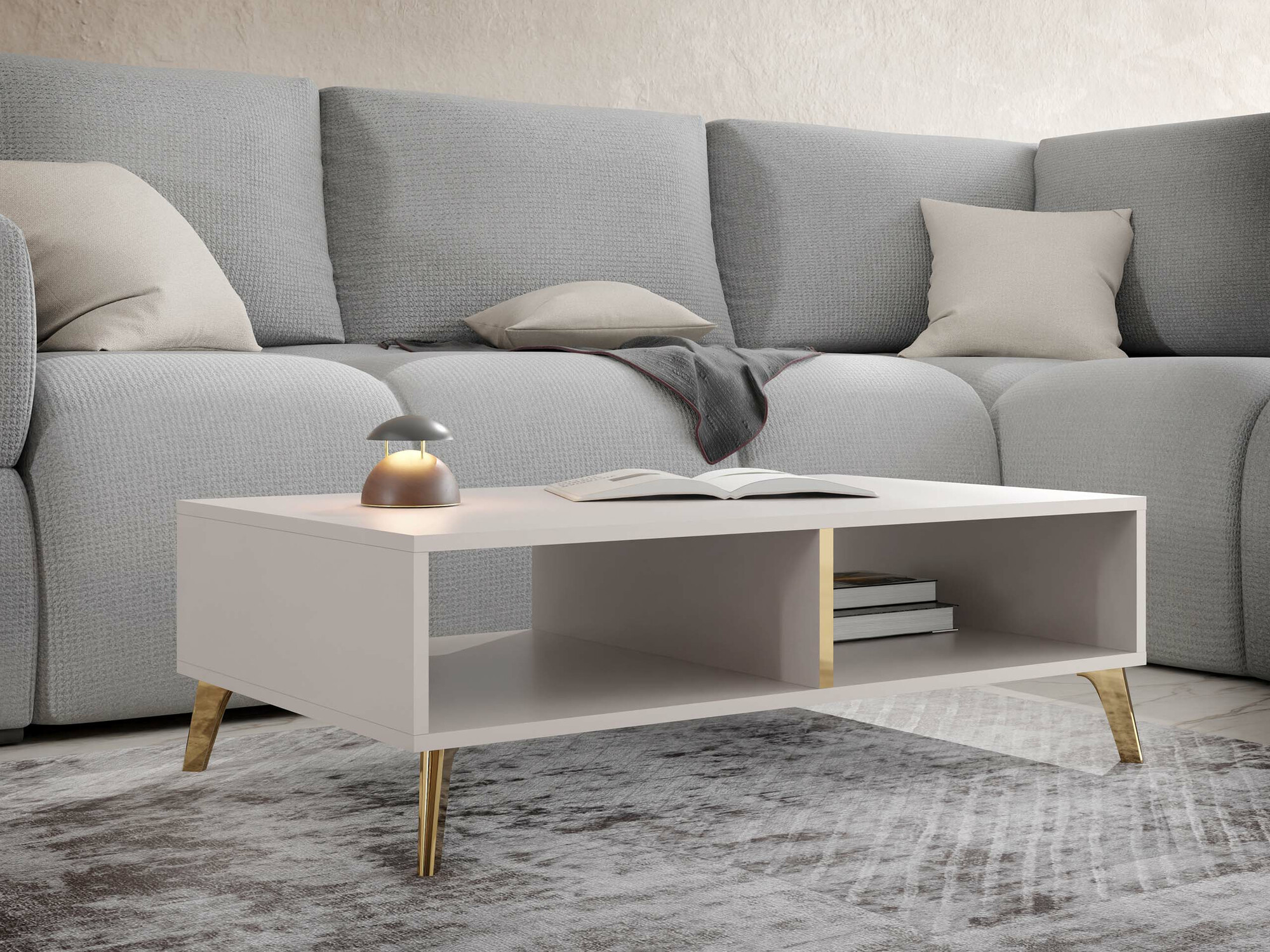 Coffee table Comfivo Teslomo 114 (Cashmere)