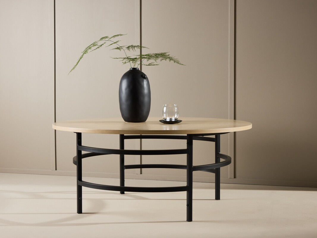 Coffee table Dallas 4696 (Black + Light brown)