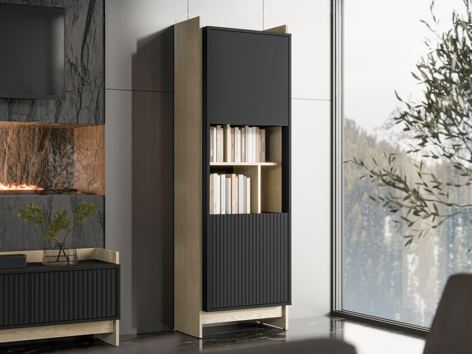 Bookcase Mavnoli 107
