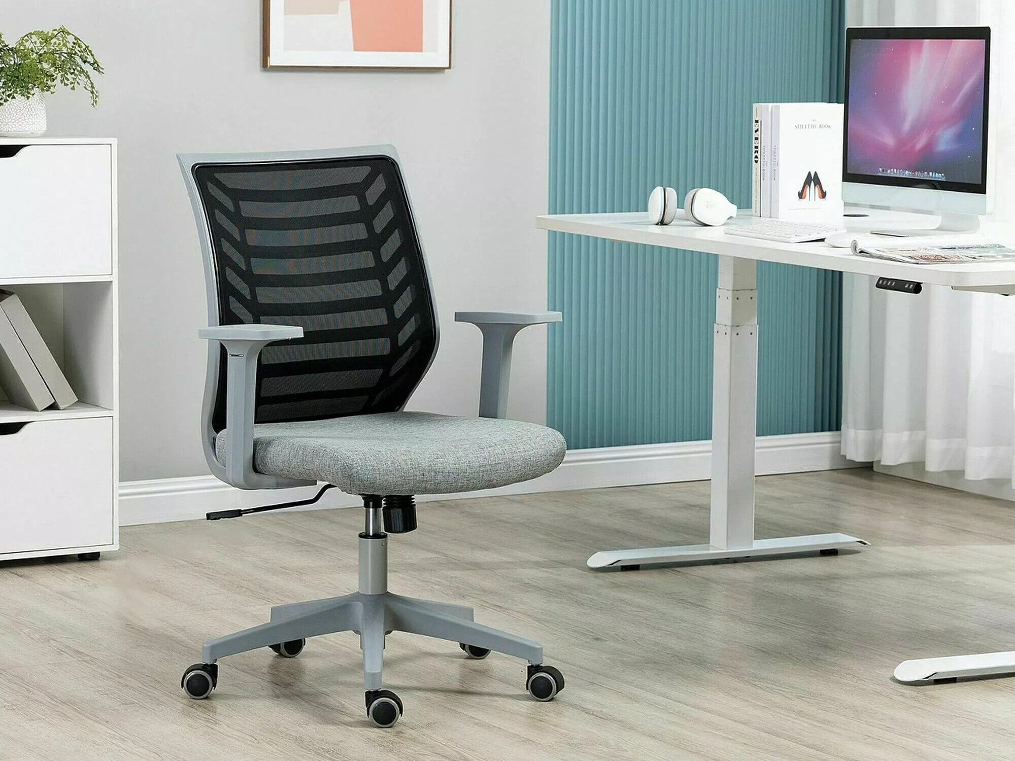 Office chair Detroit 694 (Grey + Black)