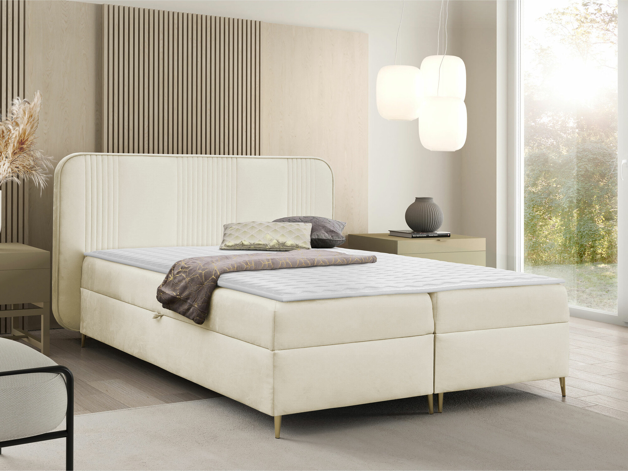 Continental bed Sonus (Magic Velvet 2256)