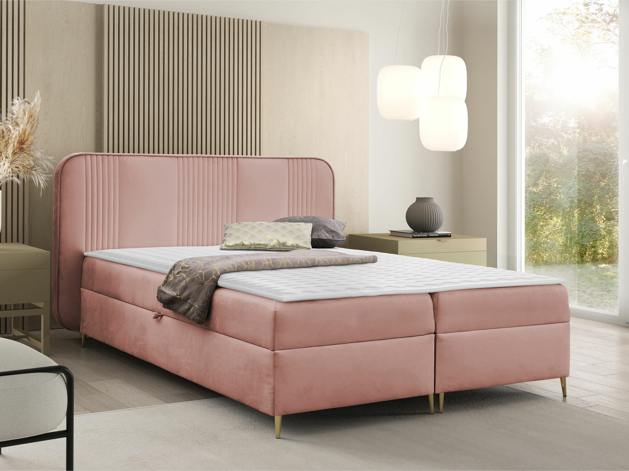 Continental bed Sonus (Magic Velvet 2257)