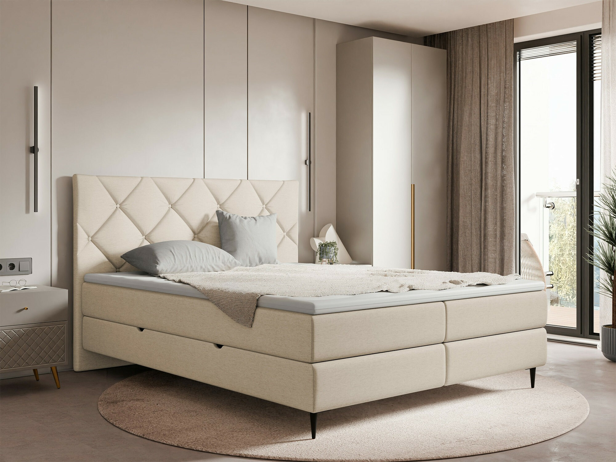 Continental bed ComfiDream 192 (Verita 03)