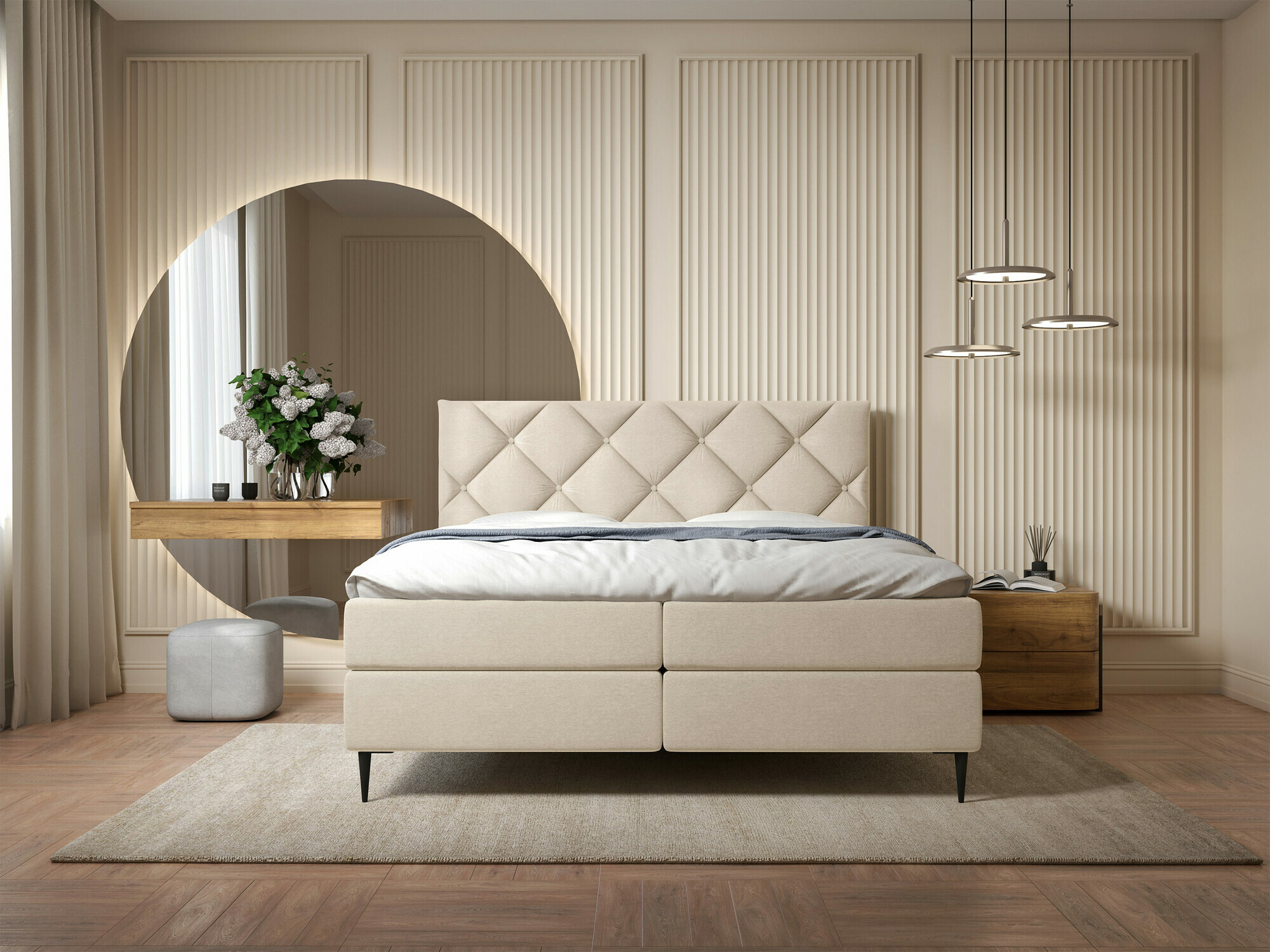 Continental bed ComfiDream Myrel (Verita 03)
