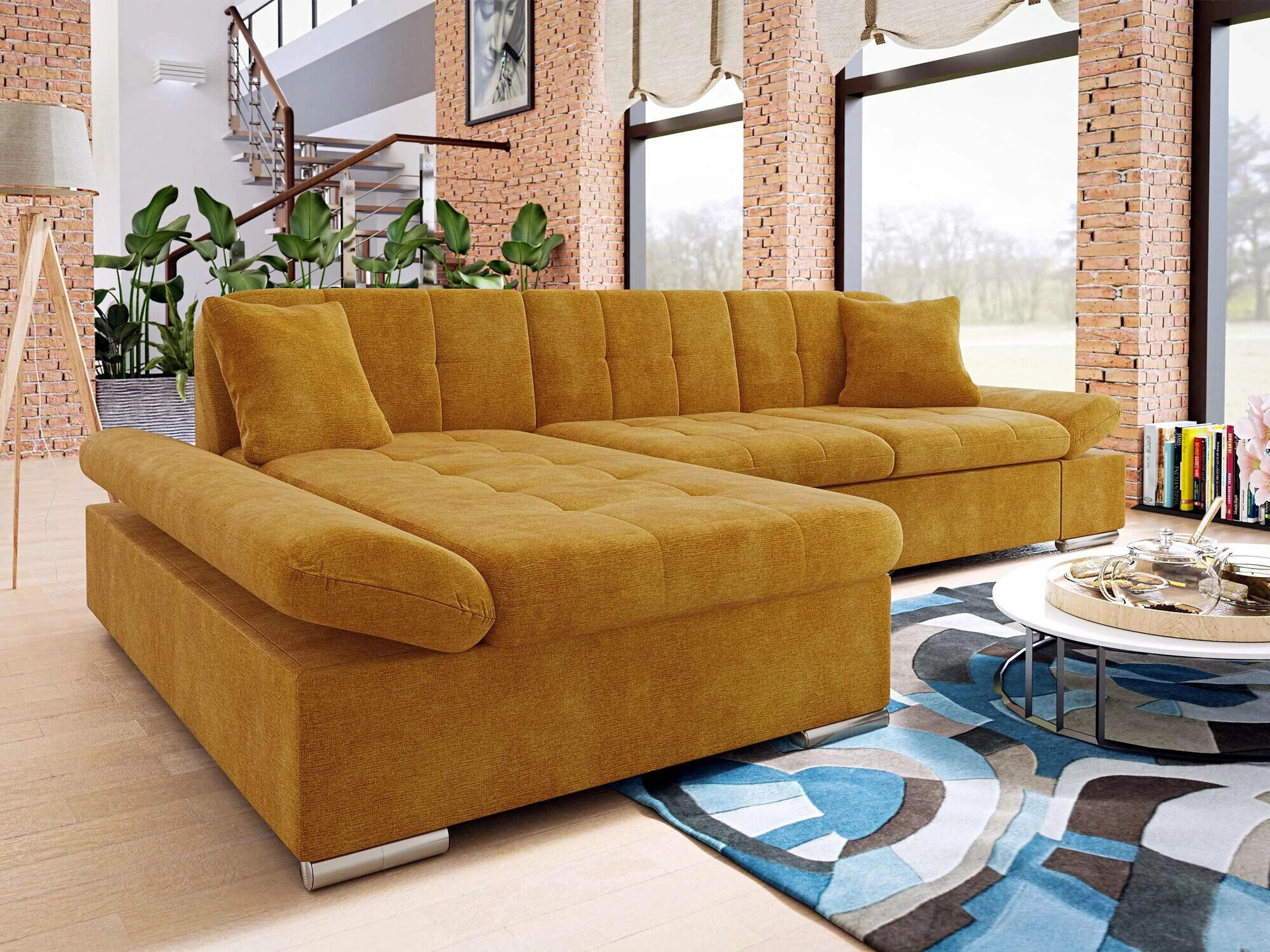 Corner sofa Comfivo Sanitas I (Wave 05)