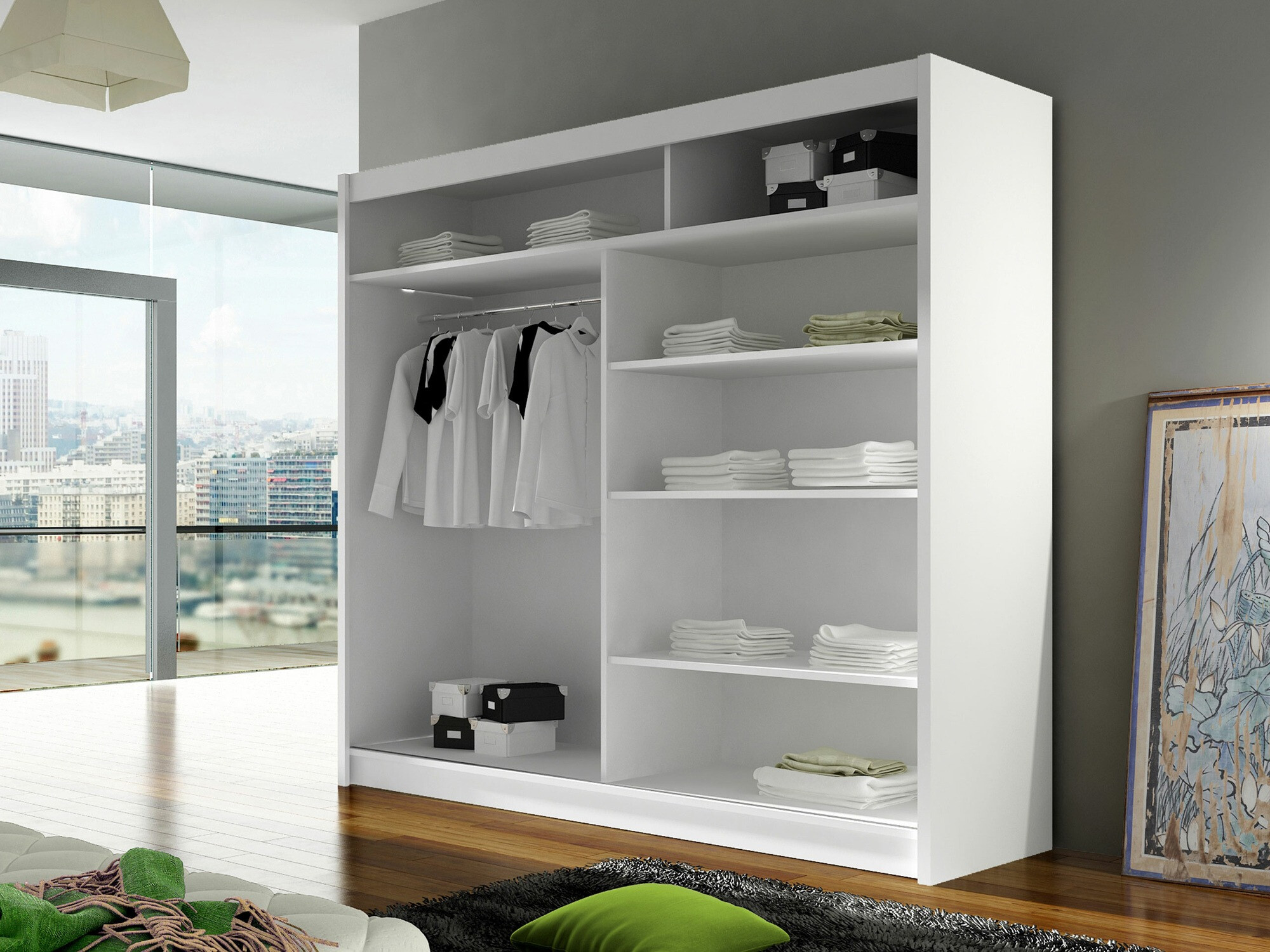 Wardrobe Closico Cavaris III (Cashmere)
