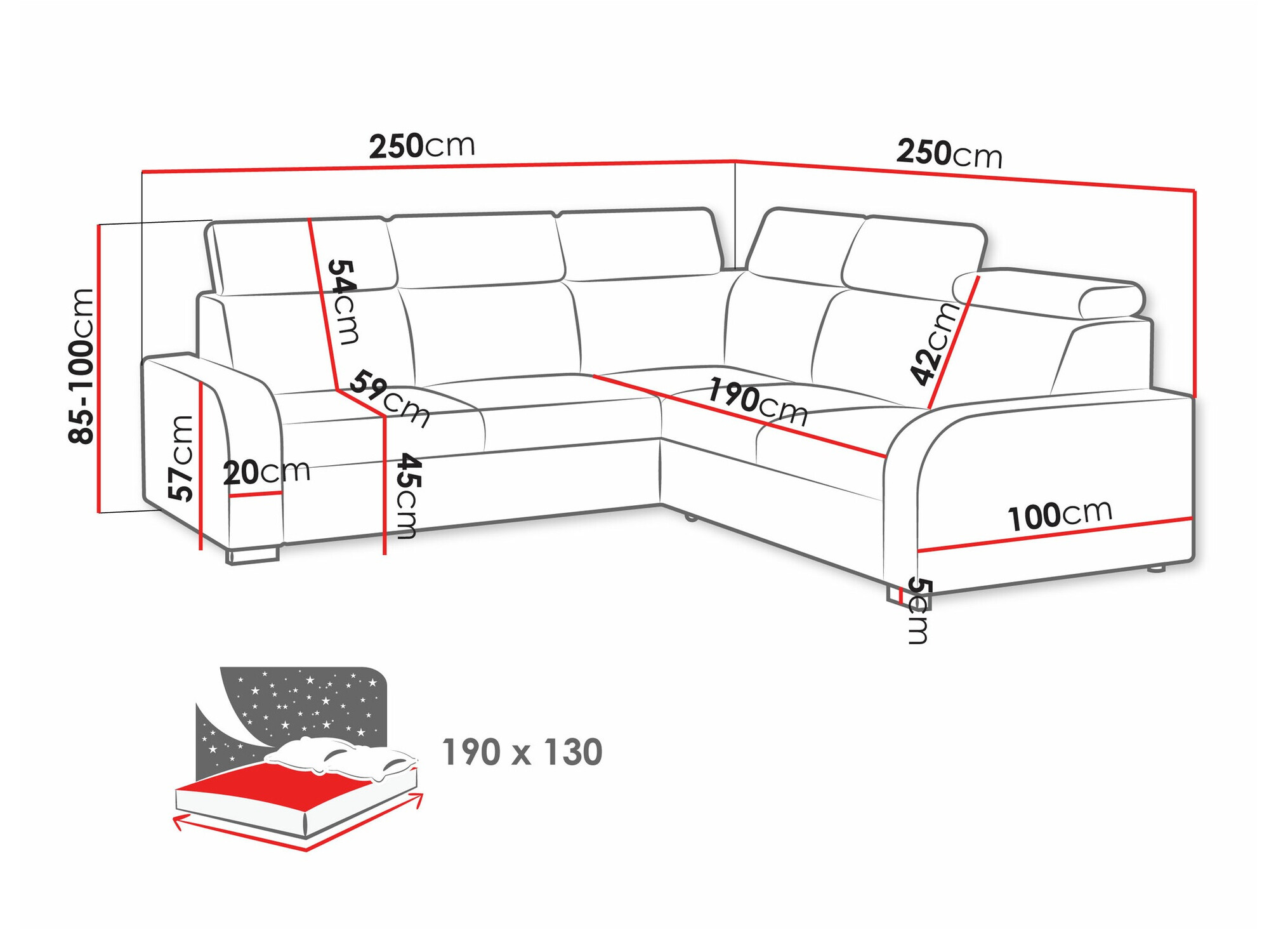 Corner sofa Ovos I (Crown 2)
