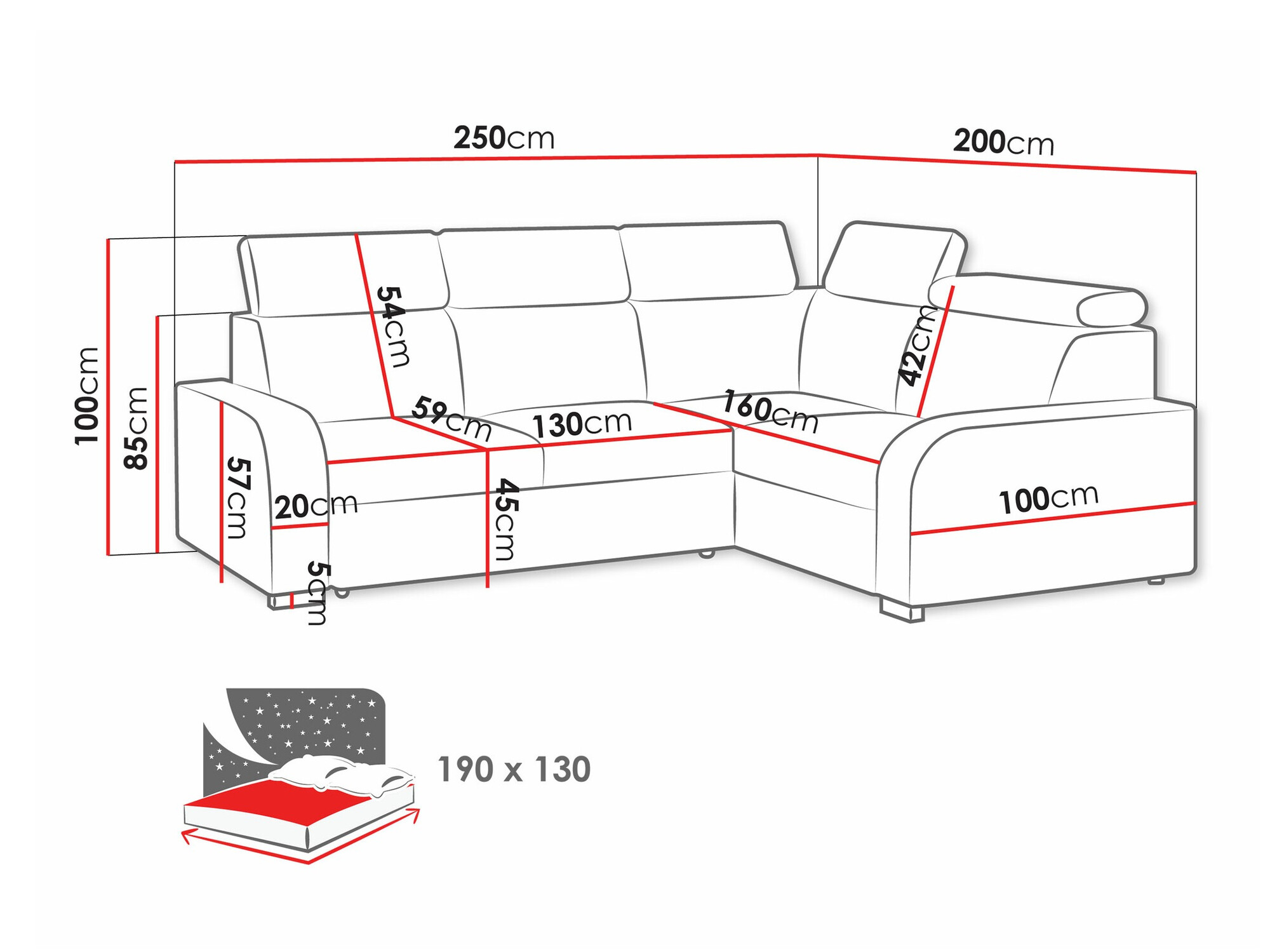 Corner sofa Ovos III (Crown 2)