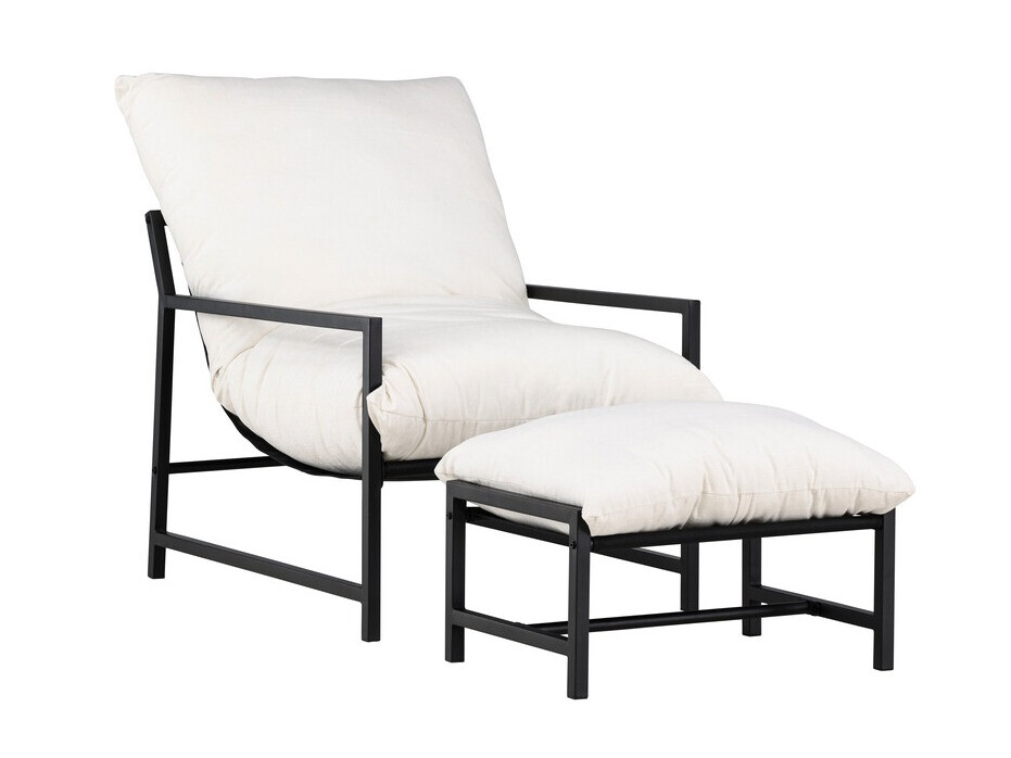 Outdoor furniture set Dallas 4739 (Black + Beige)
