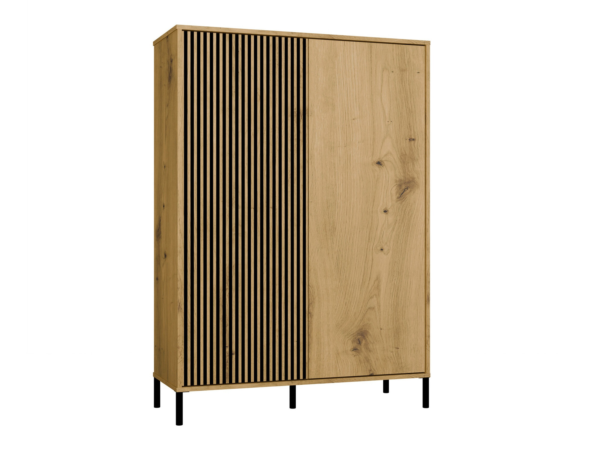 Bookcase Orlsone 102 (Artisan oak + Black)