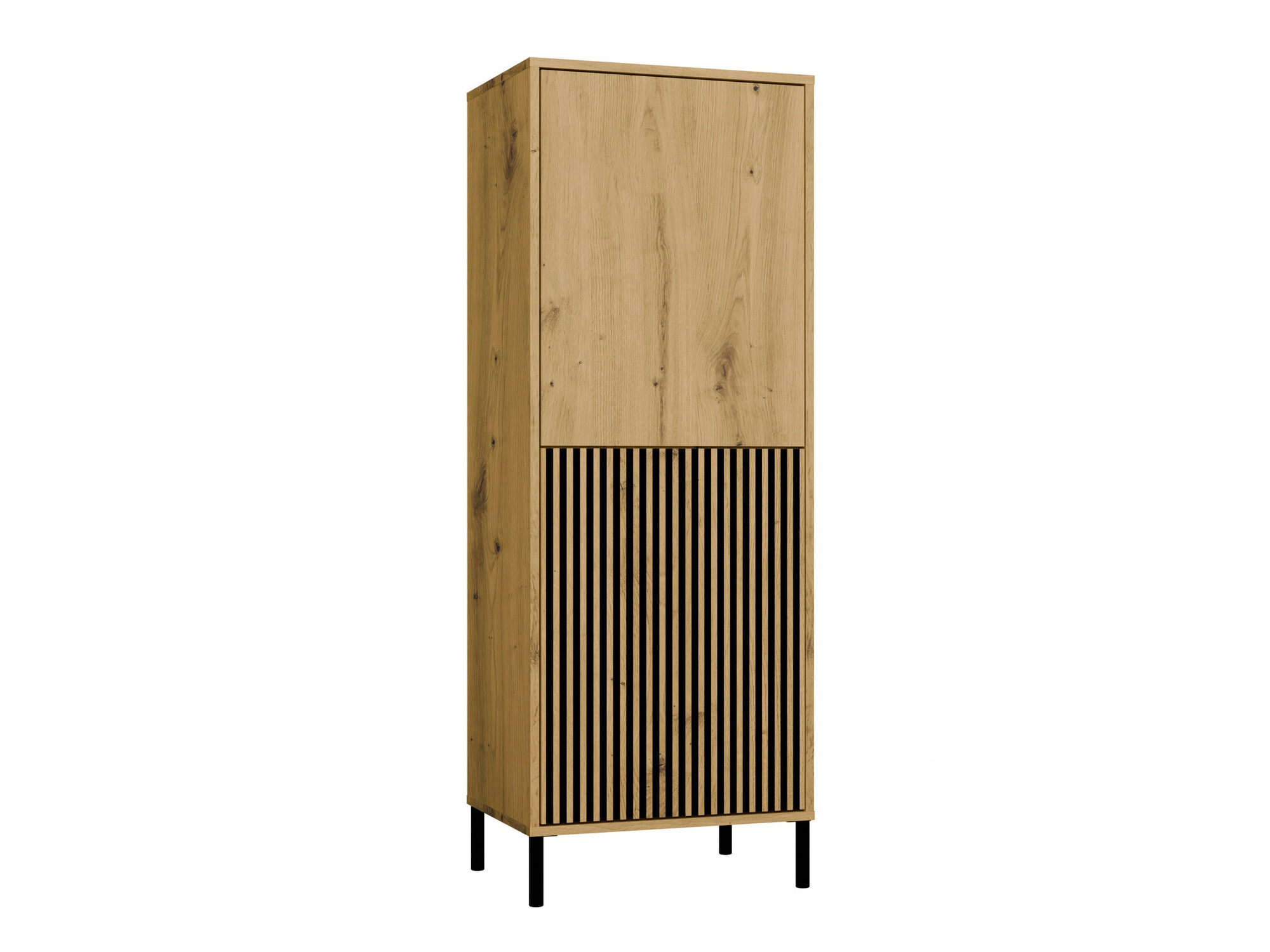 Bookcase Orlsone 103 (Artisan oak + Black)
