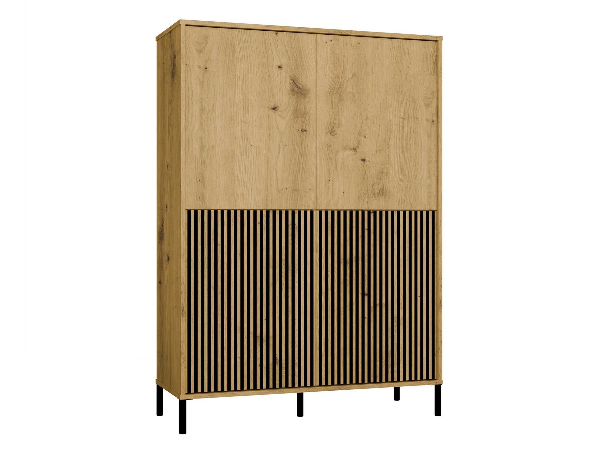 Bookcase Orlsone 104 (Artisan oak + Black)